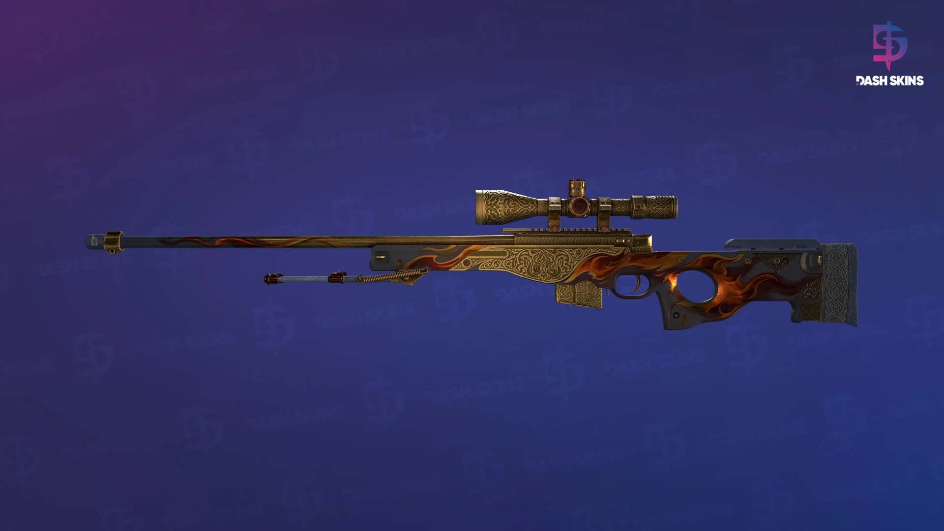 AWP | Sovereign Flame (Field-Tested) Screenshot Playside