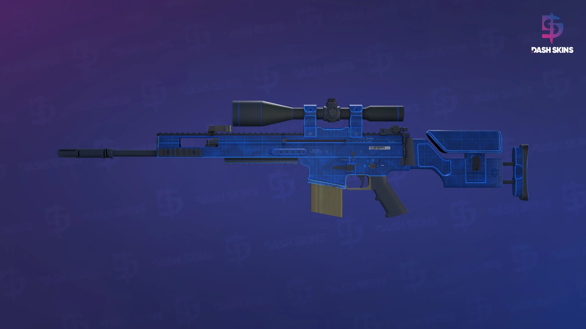 SCAR-20 | Blueprint (Factory New) Screenshot Playside
