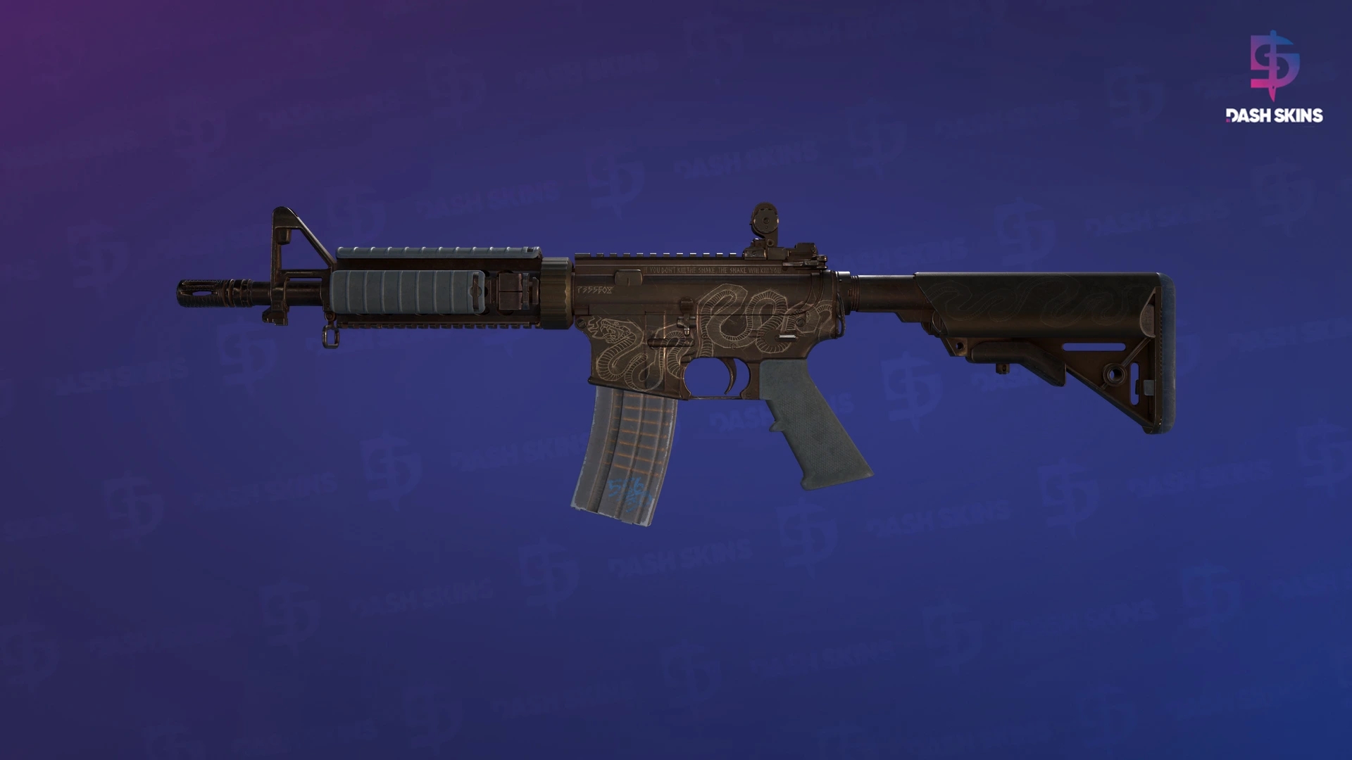 M4A4 | Etch Lord (Battle-Scarred) Screenshot Playside