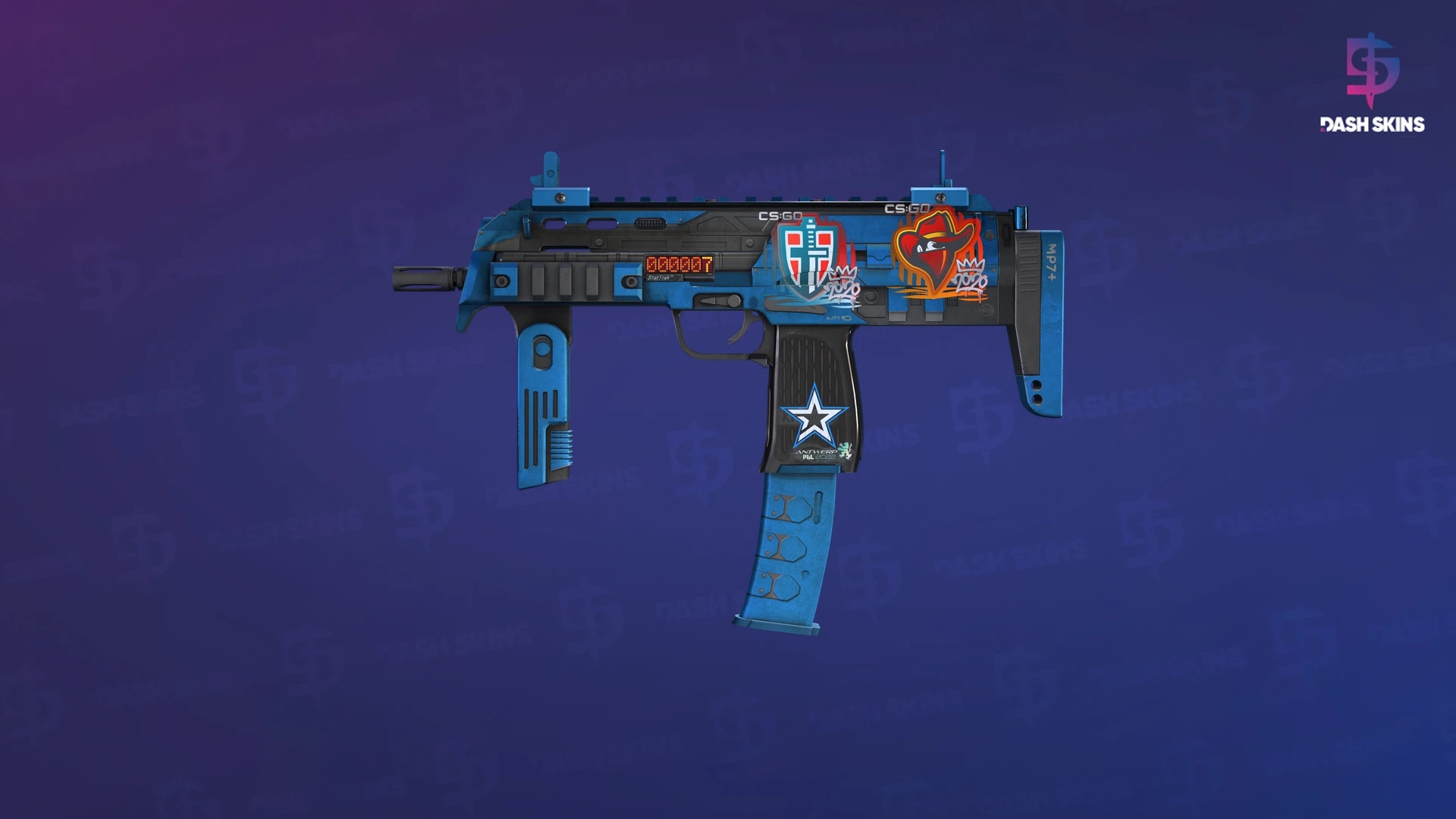 StatTrak™ MP7 | Cirrus (Field-Tested) Screenshot Playside