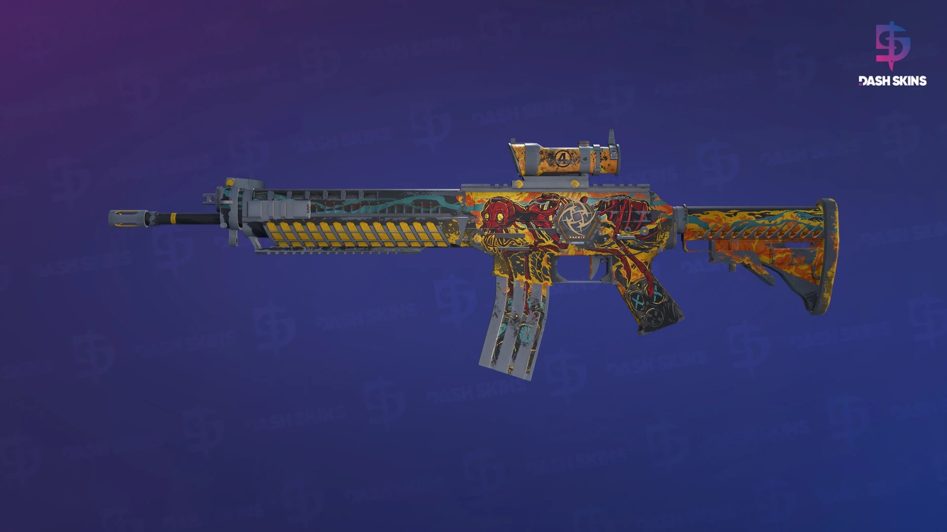 SG 553 | Colony IV (Well-Worn) Screenshot Playside
