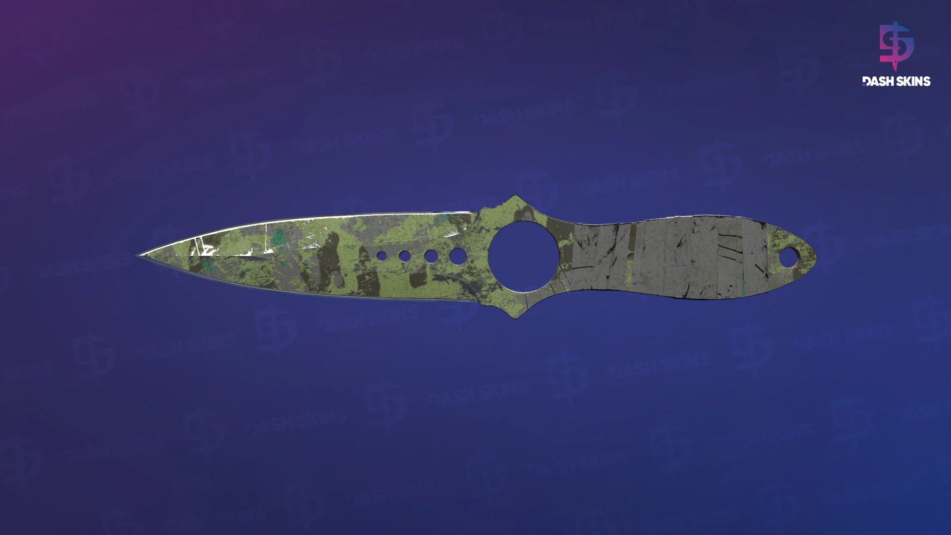 ★ Skeleton Knife | Boreal Forest (Battle-Scarred) Screenshot Playside