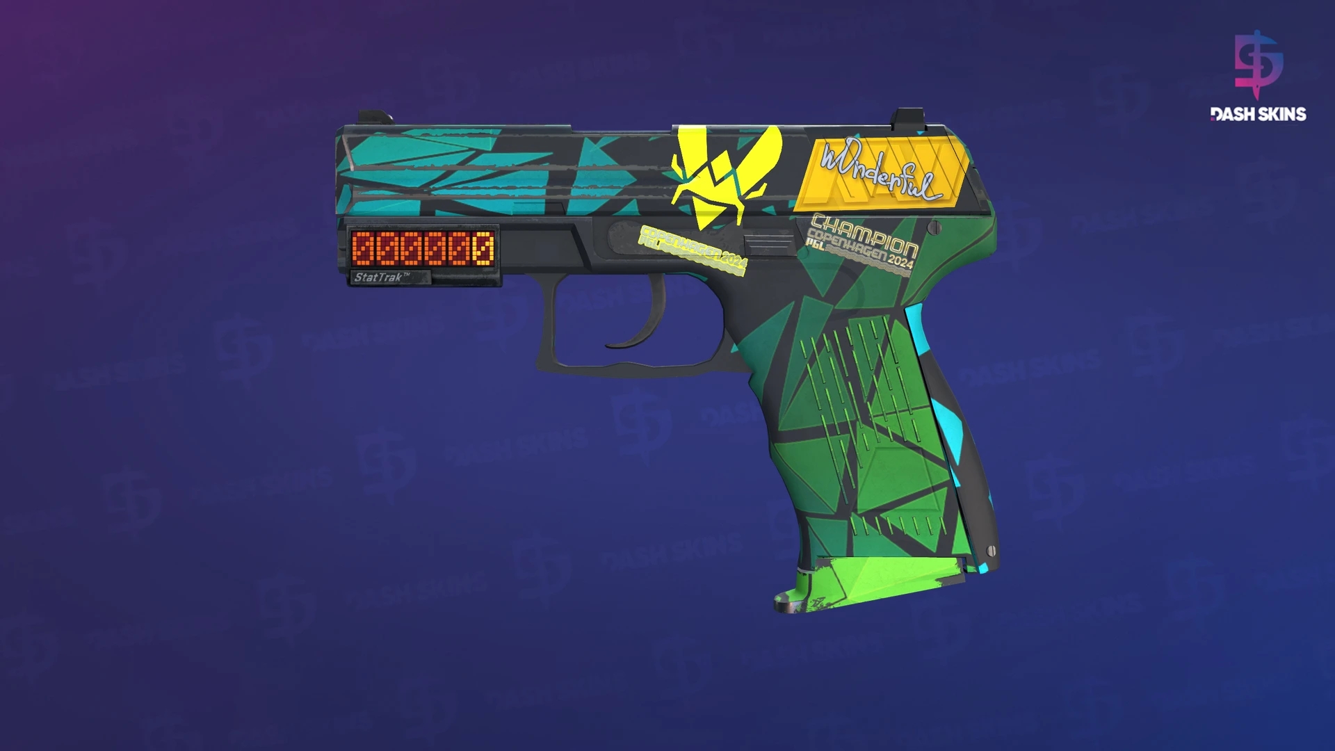 StatTrak™ P2000 | Pulse (Minimal Wear) Screenshot Playside