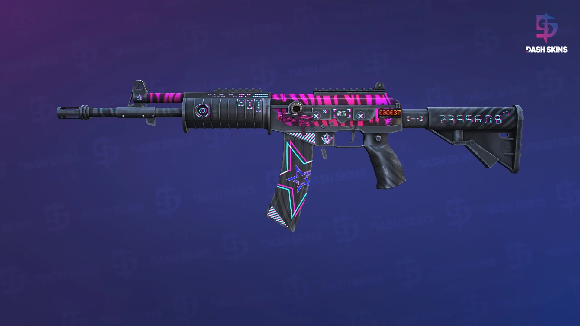 StatTrak™ Galil AR | Chromatic Aberration (Field-Tested) Screenshot Playside