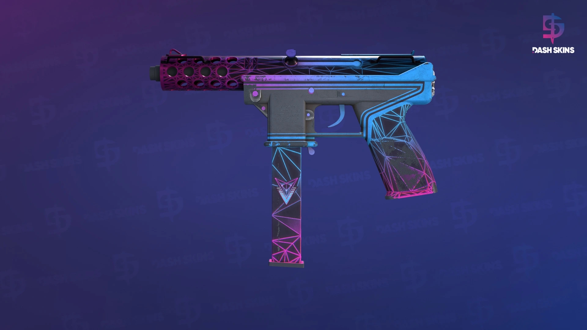 Tec-9 | Decimator (Well-Worn) Screenshot Playside