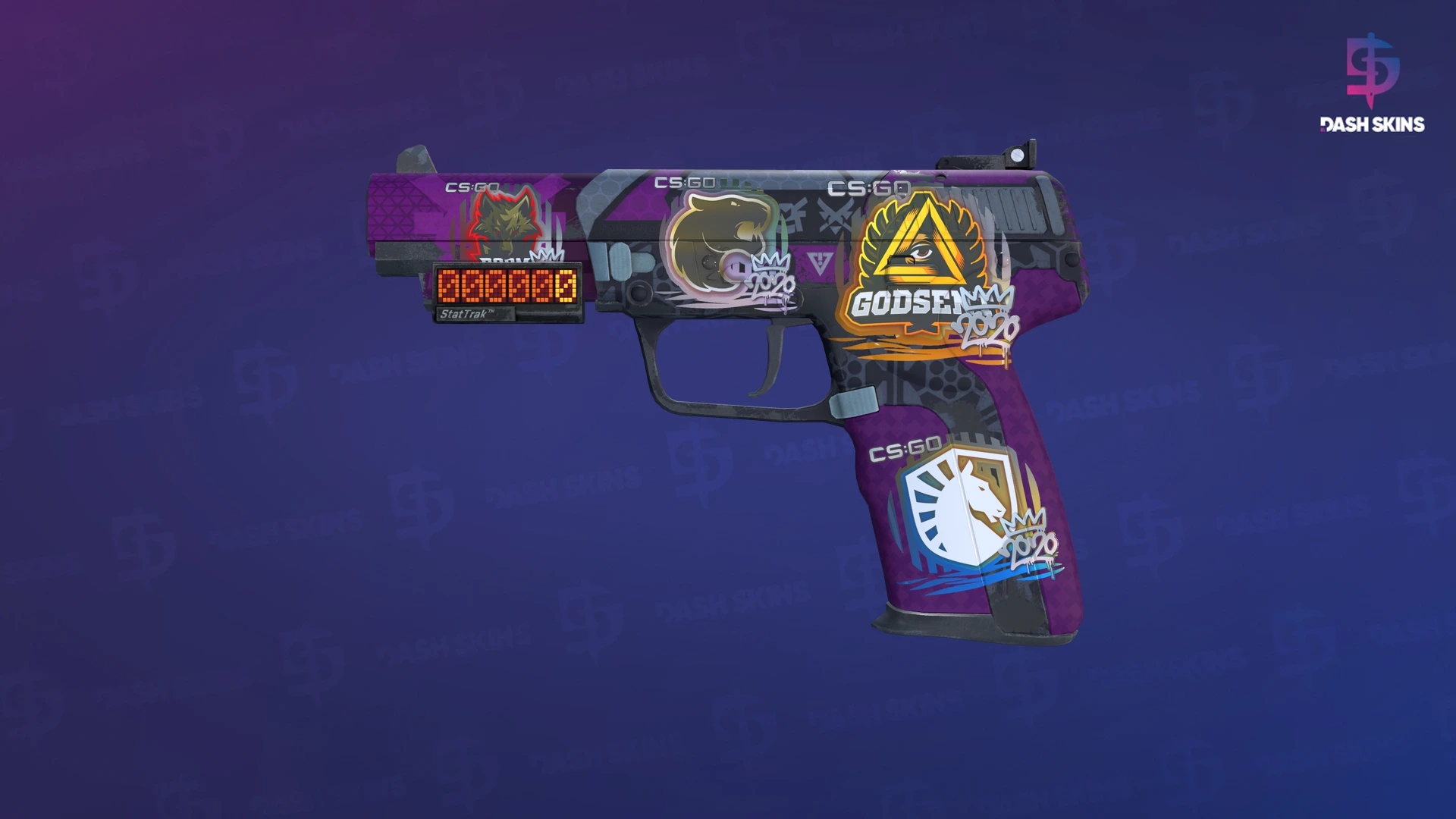 StatTrak™ Five-SeveN | Violent Daimyo (Field-Tested) Screenshot Playside