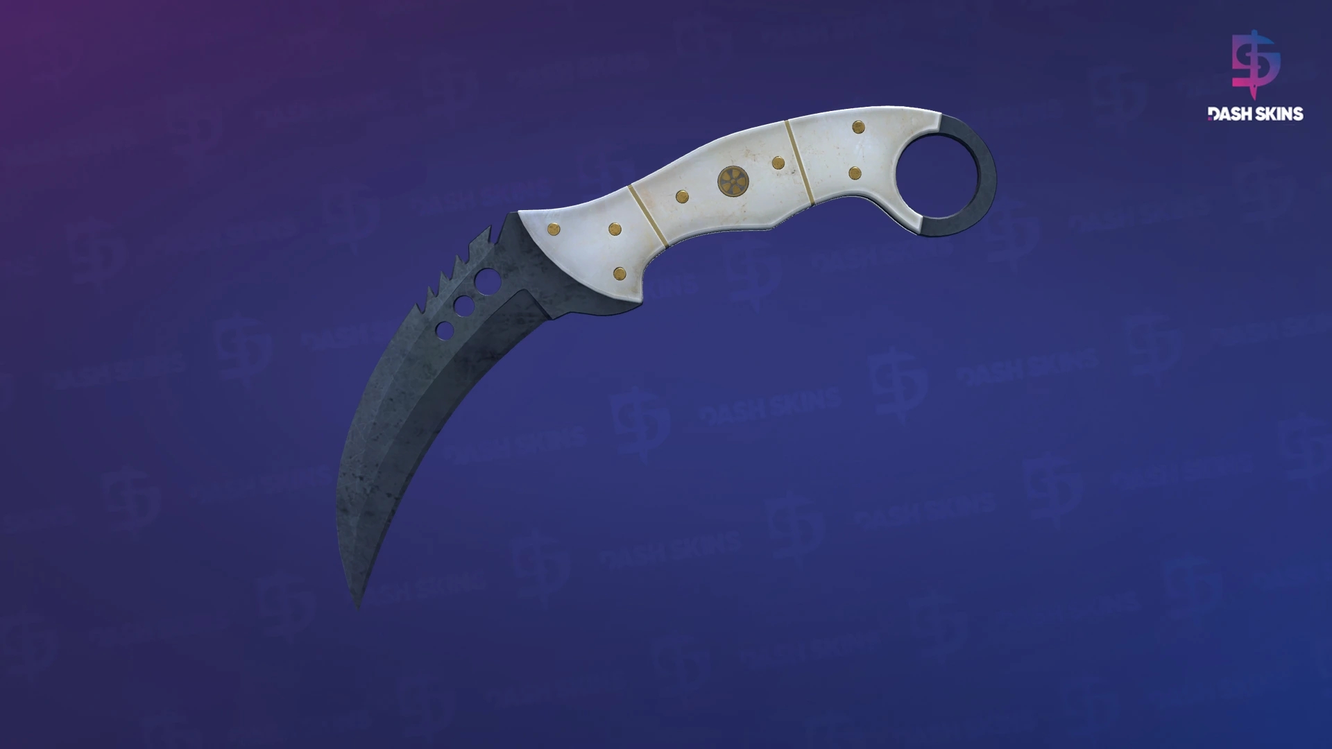 ★ Talon Knife | Blue Steel (Well-Worn) Screenshot Playside