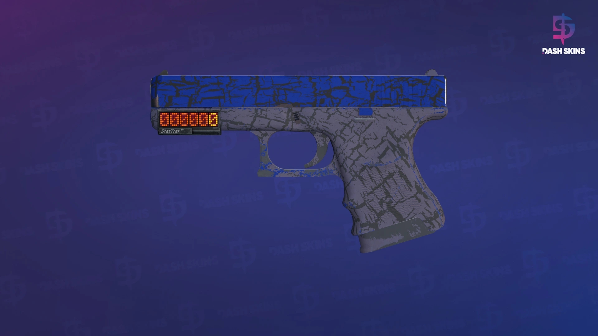 StatTrak™ Glock-18 | Blue Fissure (Field-Tested) Screenshot Playside