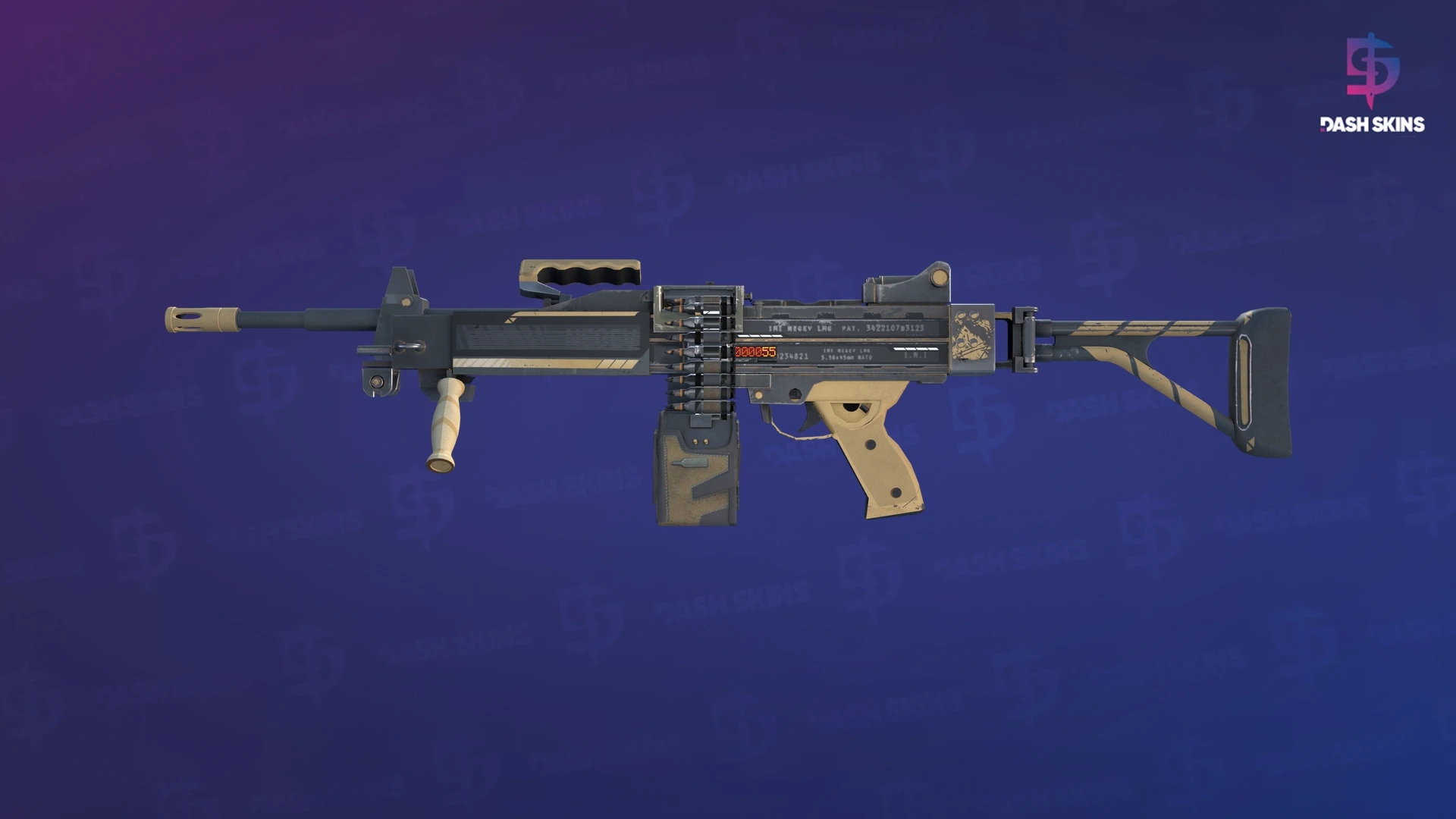StatTrak™ Negev | Desert-Strike (Field-Tested) Screenshot Playside