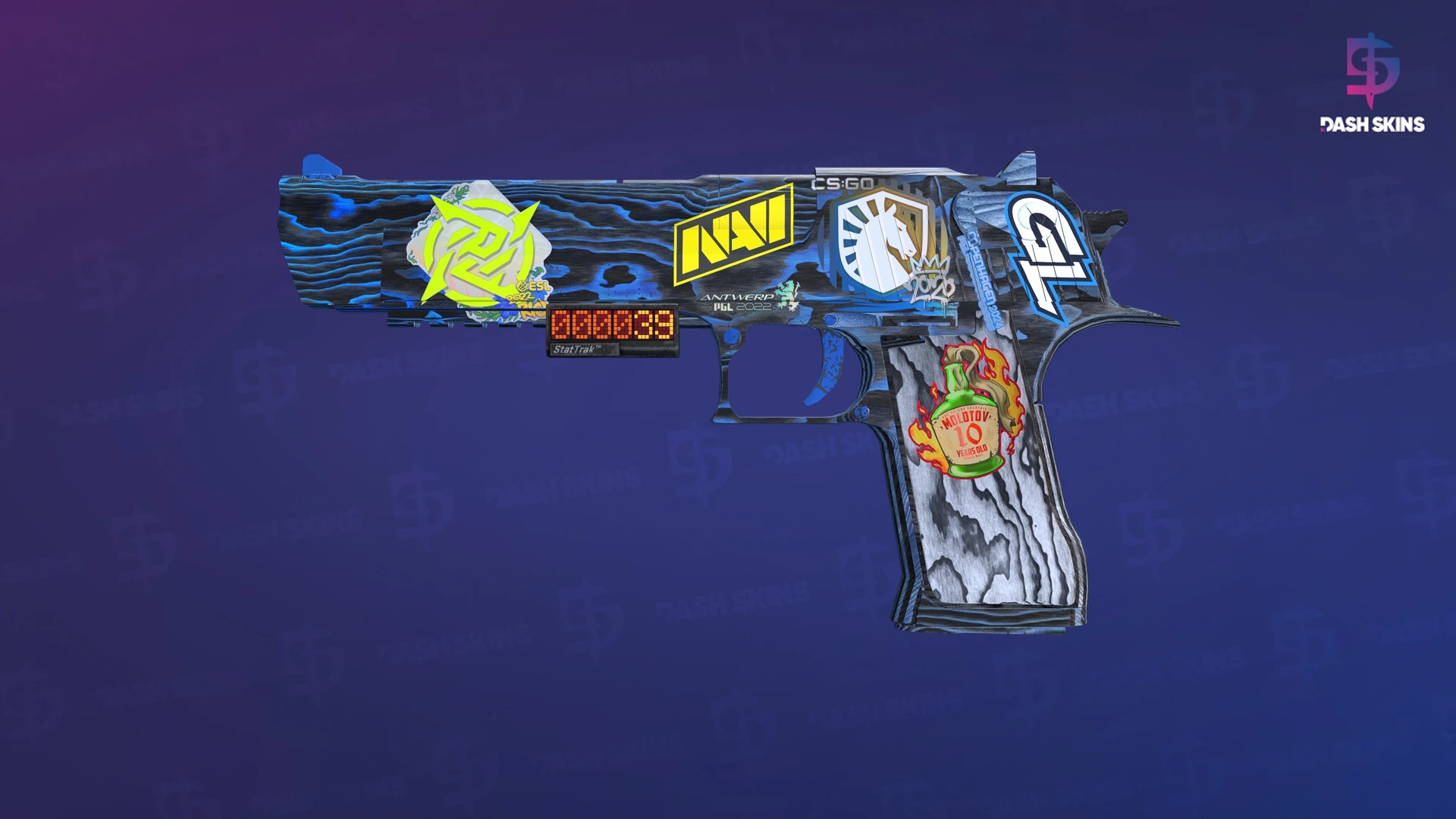 StatTrak™ Desert Eagle | Blue Ply (Field-Tested) Screenshot Playside