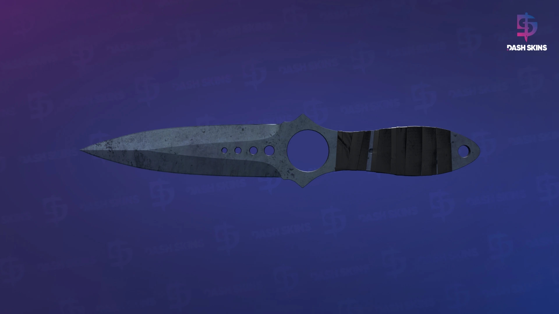 ★ Skeleton Knife | Blue Steel (Field-Tested) Screenshot Playside