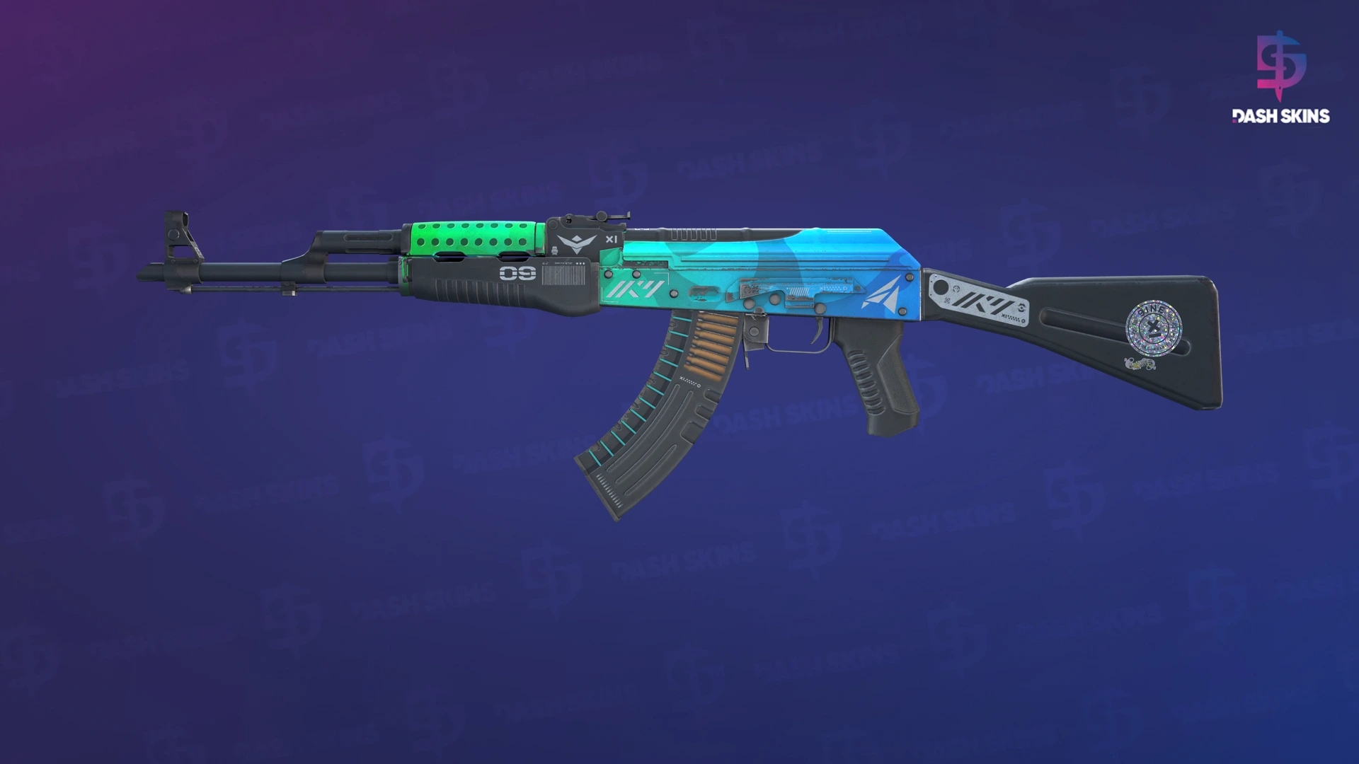 AK-47 | Ice Coaled (Field-Tested) Screenshot Playside
