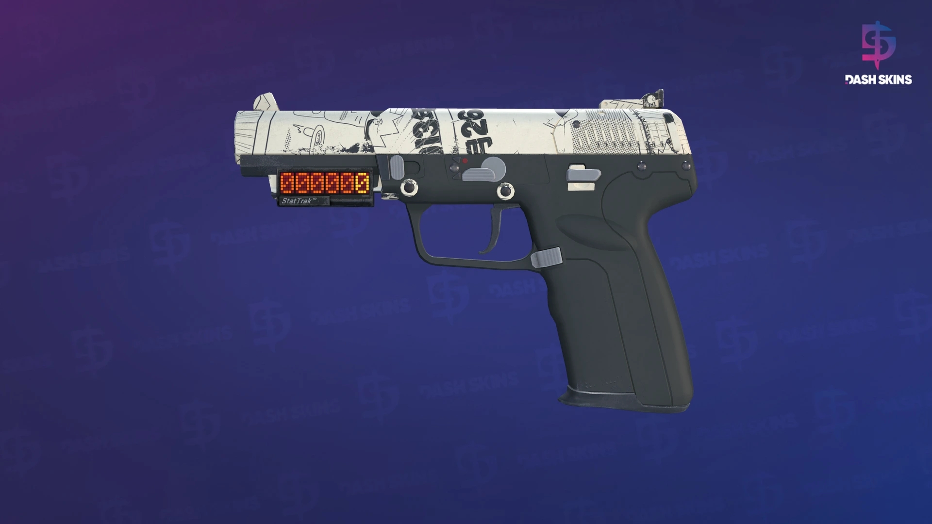 StatTrak™ Five-SeveN | Kami (Minimal Wear) Screenshot Playside