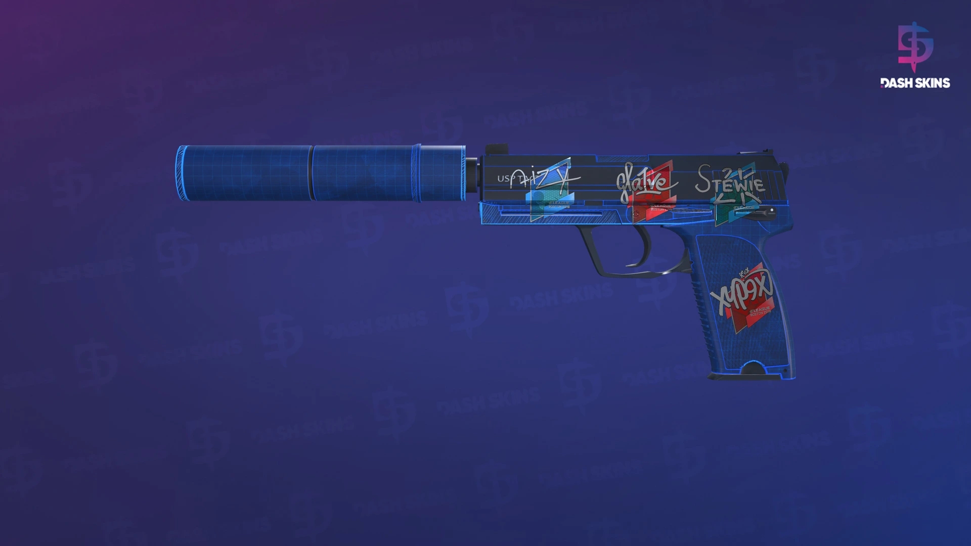 USP-S | Blueprint (Minimal Wear) Screenshot Playside