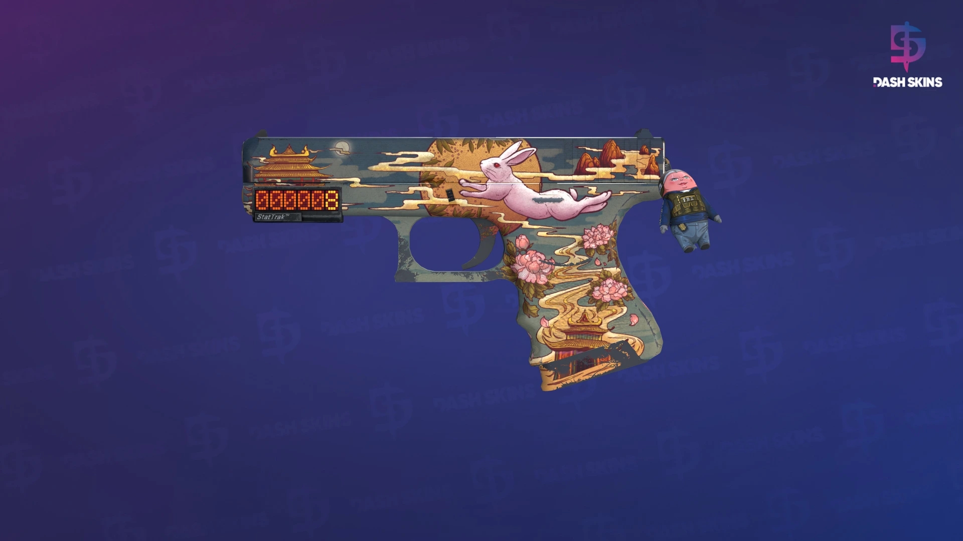 StatTrak™ Glock-18 | Umbral Rabbit (Field-Tested) Screenshot Playside
