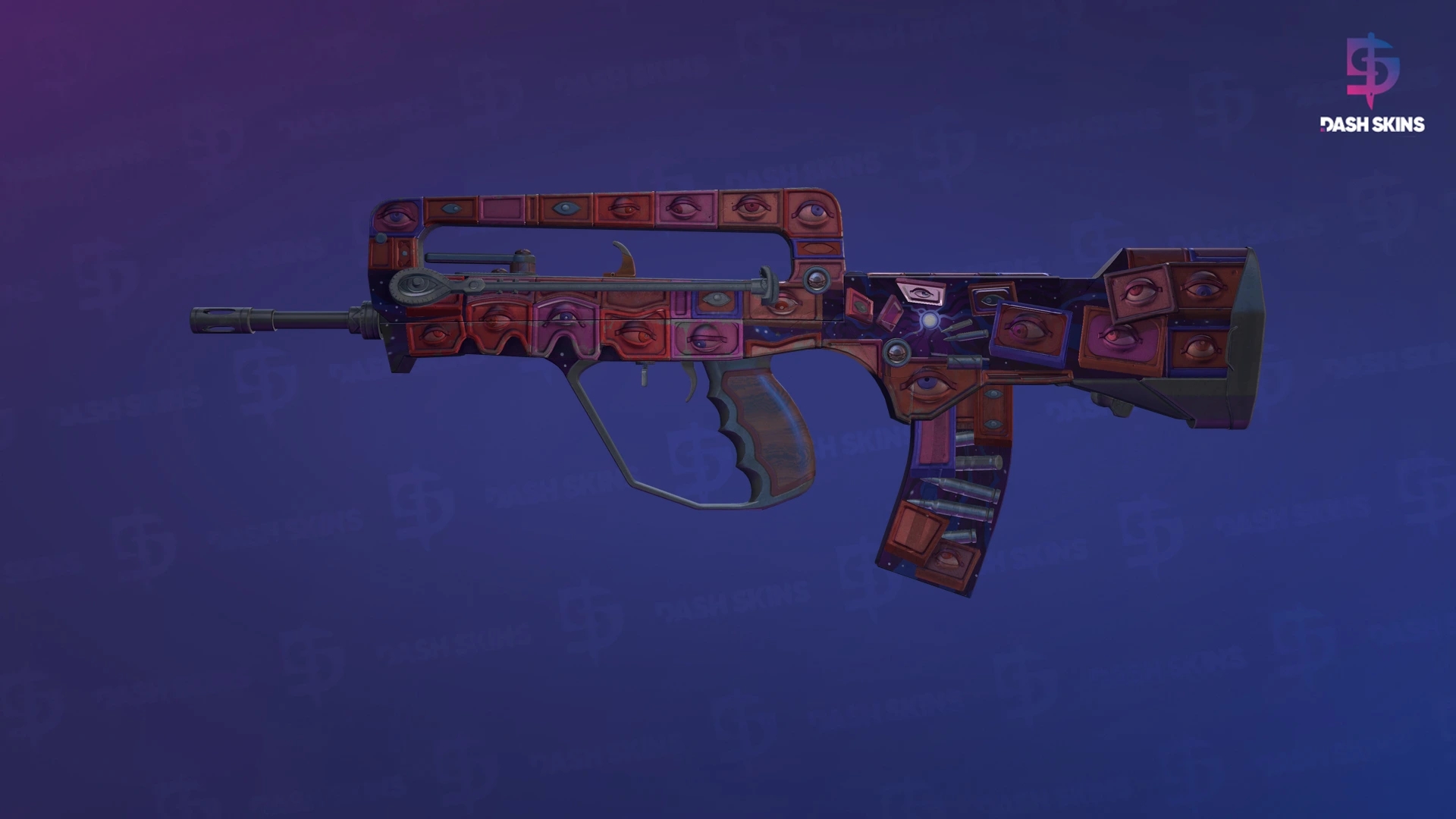 FAMAS | Rapid Eye Movement (Well-Worn) Screenshot Playside