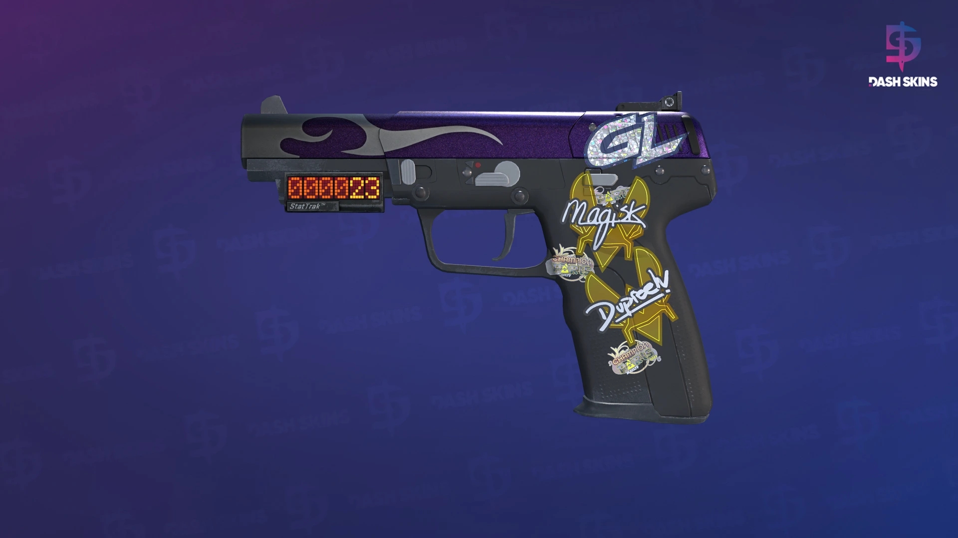 StatTrak™ Five-SeveN | Flame Test (Field-Tested) Screenshot Playside