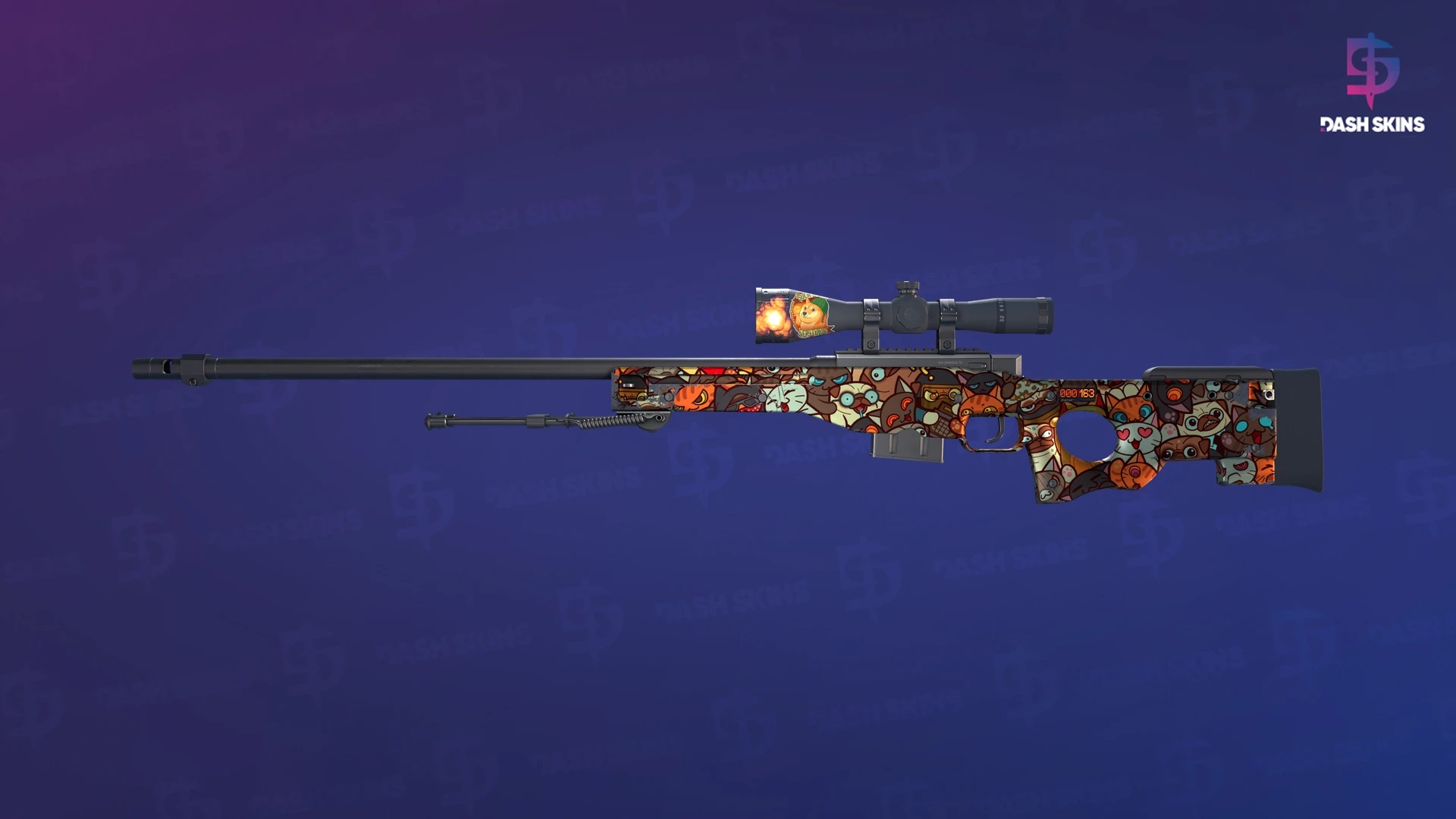StatTrak™ AWP | PAW (Minimal Wear) Screenshot Playside