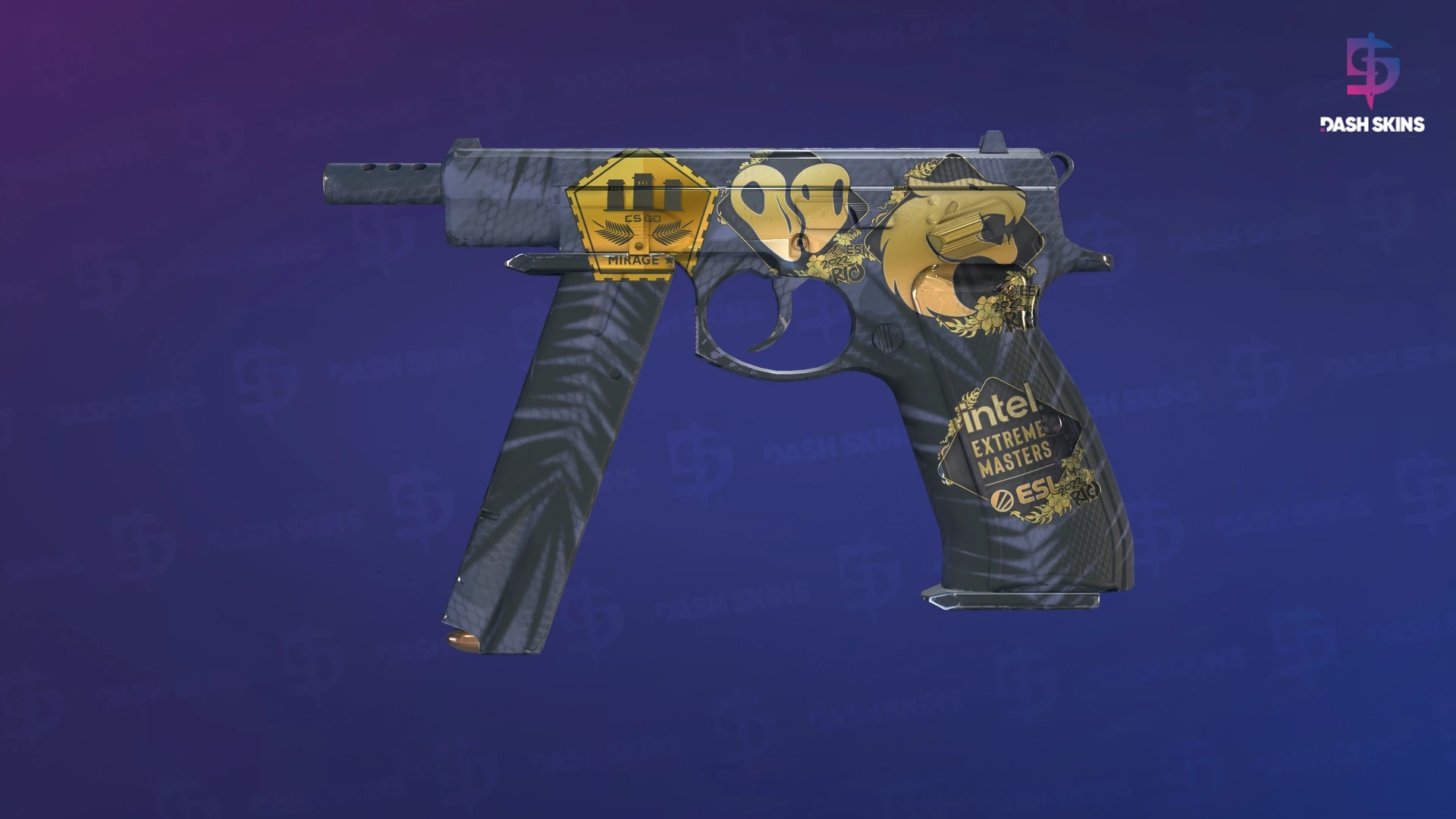 Souvenir CZ75-Auto | Midnight Palm (Factory New) Screenshot Playside