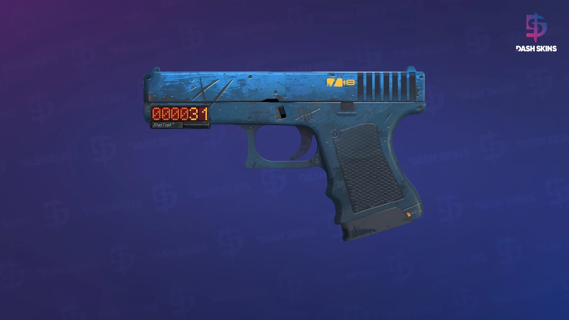 StatTrak™ Glock-18 | Off World (Field-Tested) Screenshot Playside