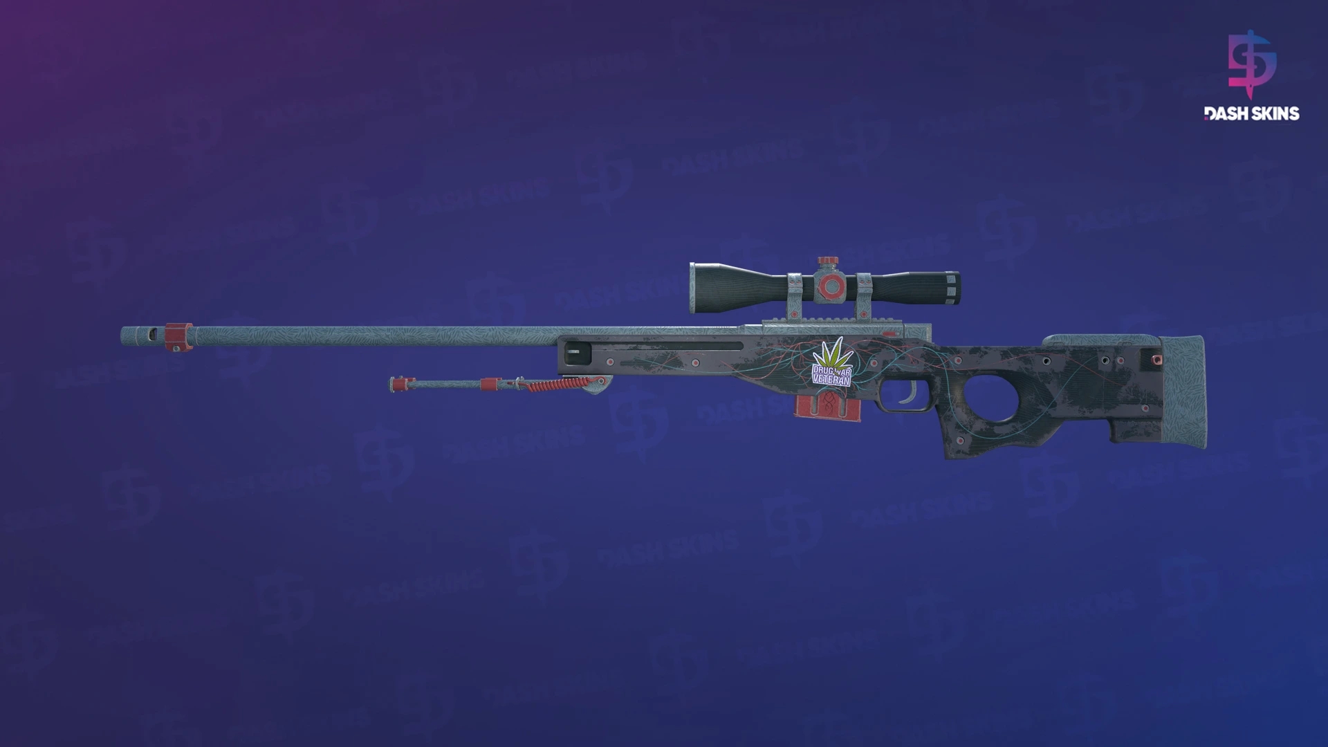 AWP | Capillary (Battle-Scarred) Screenshot Playside