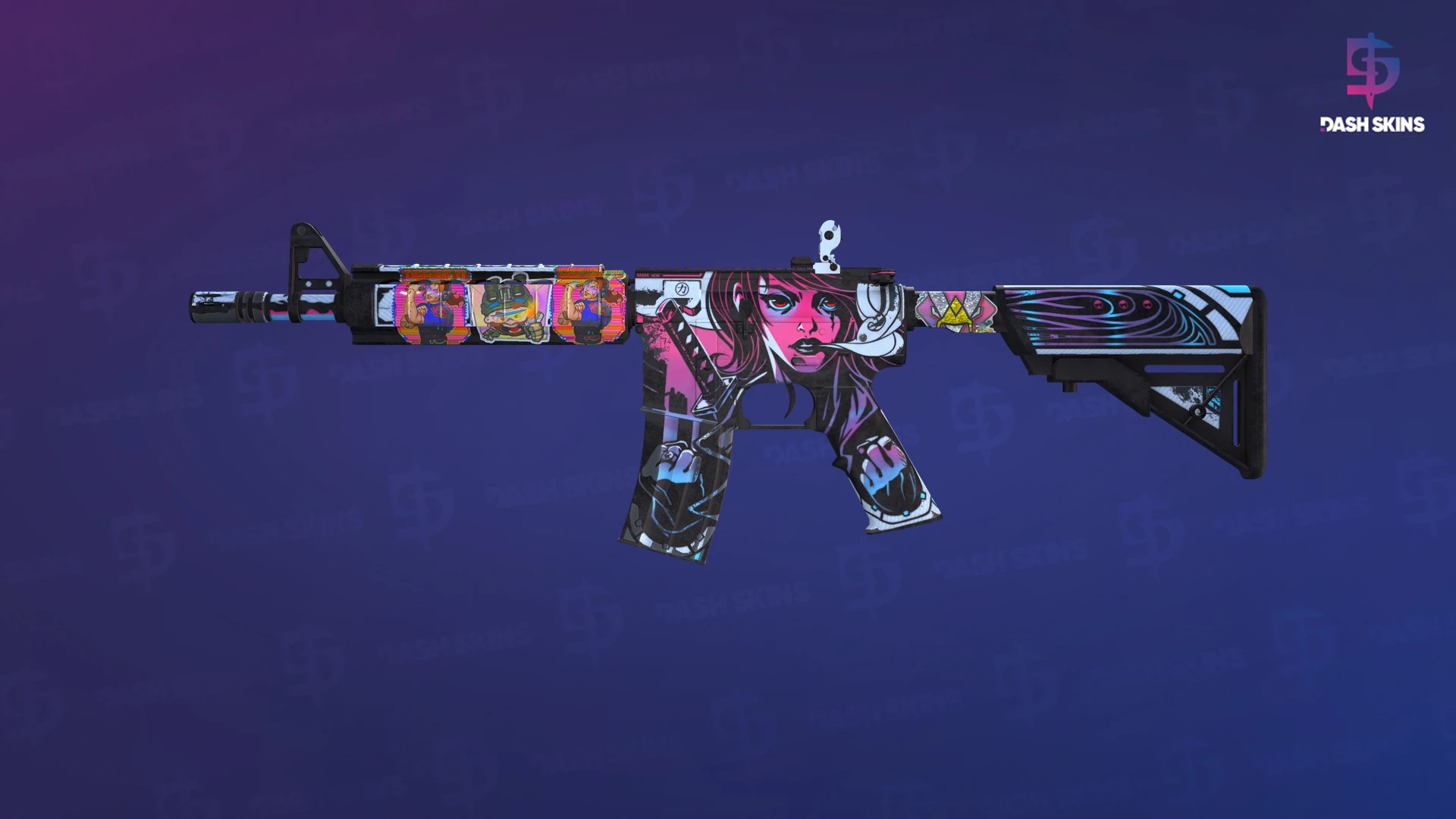 M4A4 | Neo-Noir (Field-Tested) Screenshot Playside
