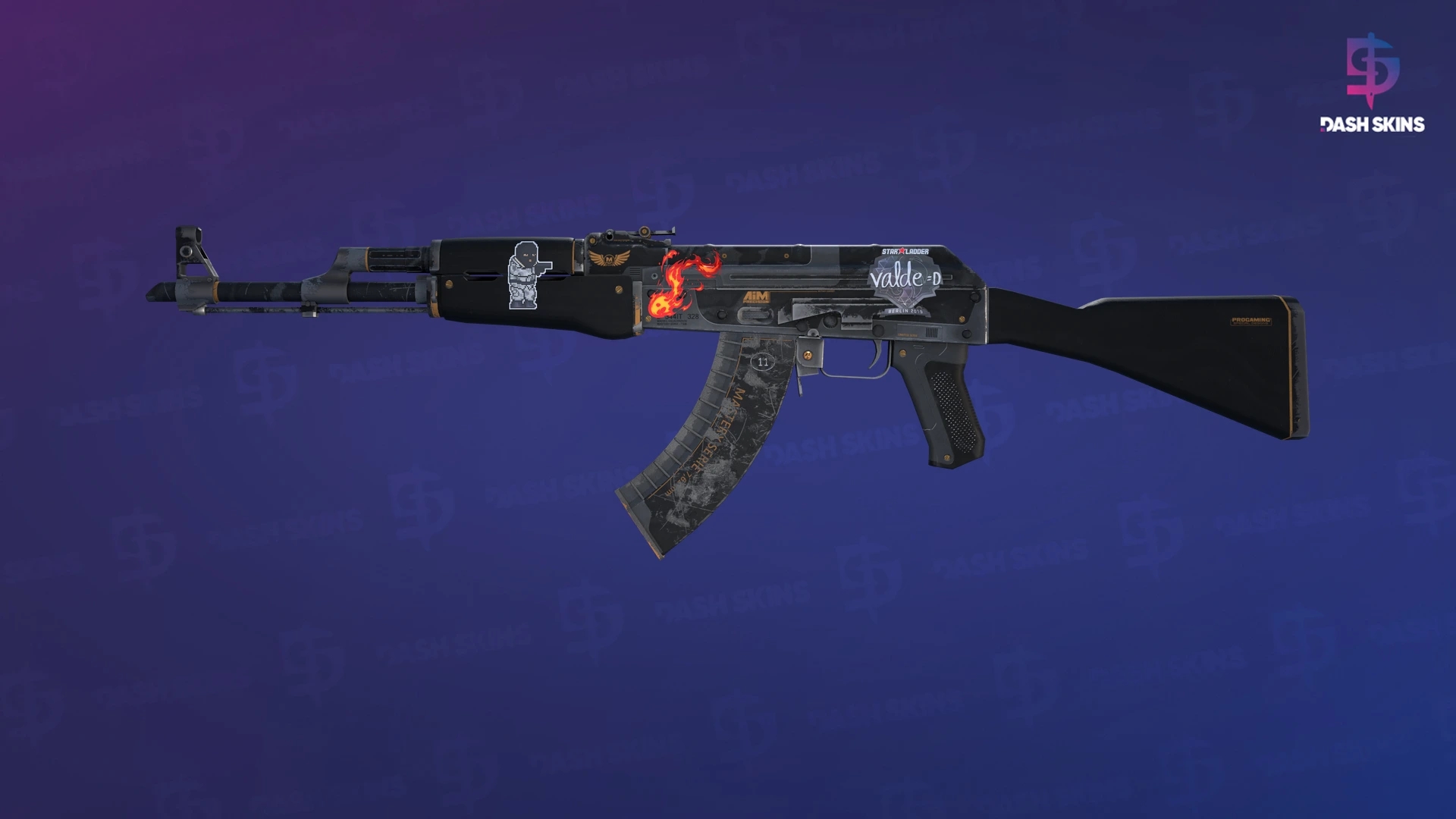 AK-47 | Elite Build (Well-Worn) Screenshot Playside