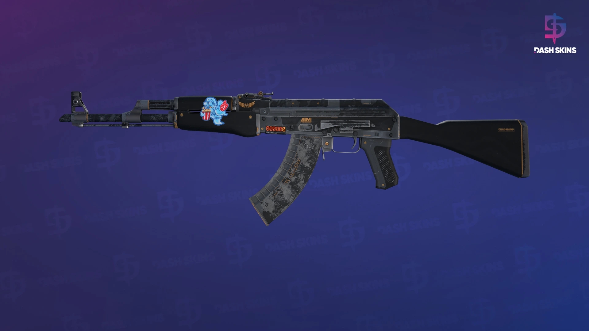 StatTrak™ AK-47 | Elite Build (Well-Worn) Screenshot Playside