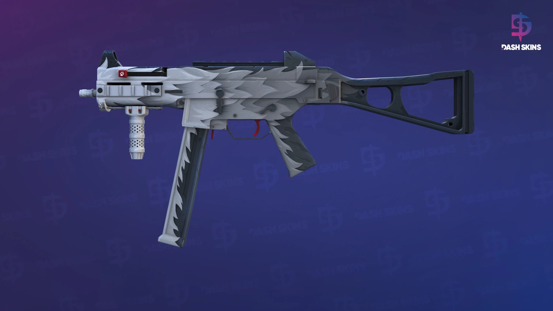 UMP-45 | Arctic Wolf (Minimal Wear) Screenshot Playside