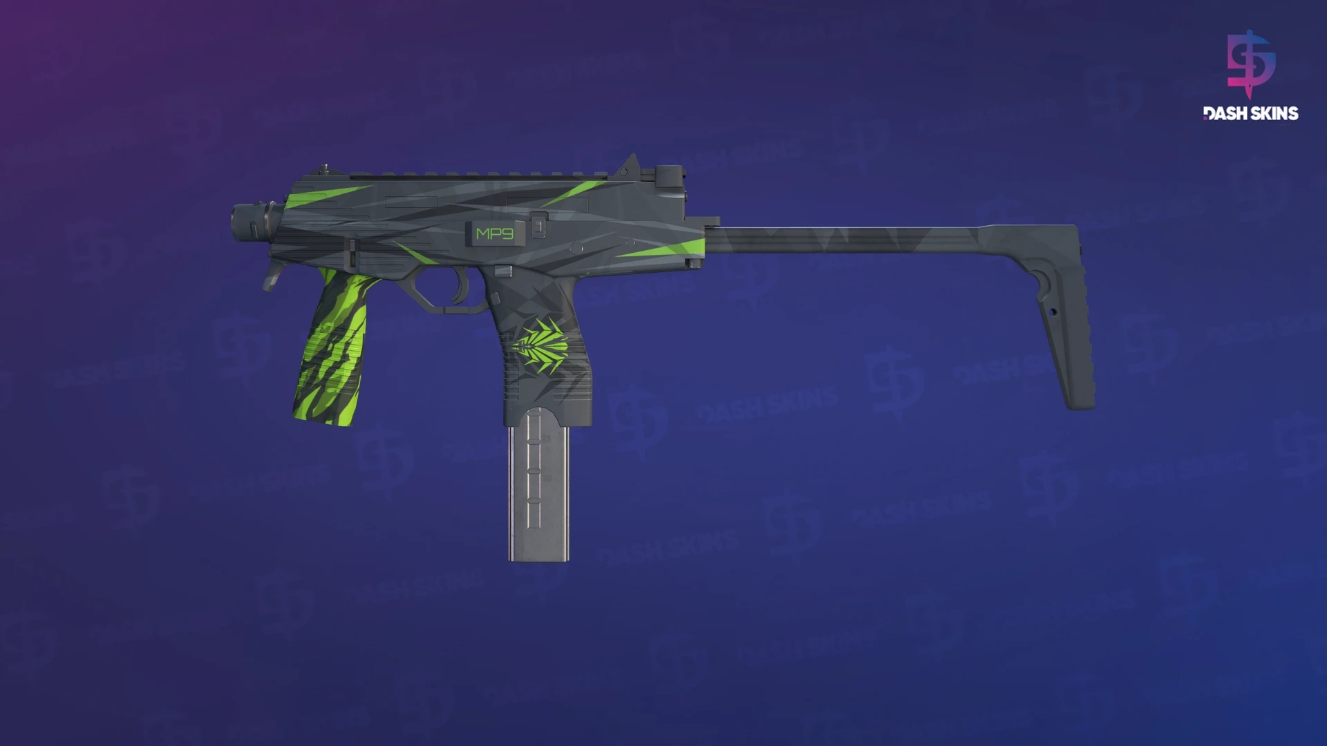 MP9 | Deadly Poison (Minimal Wear) Screenshot Playside