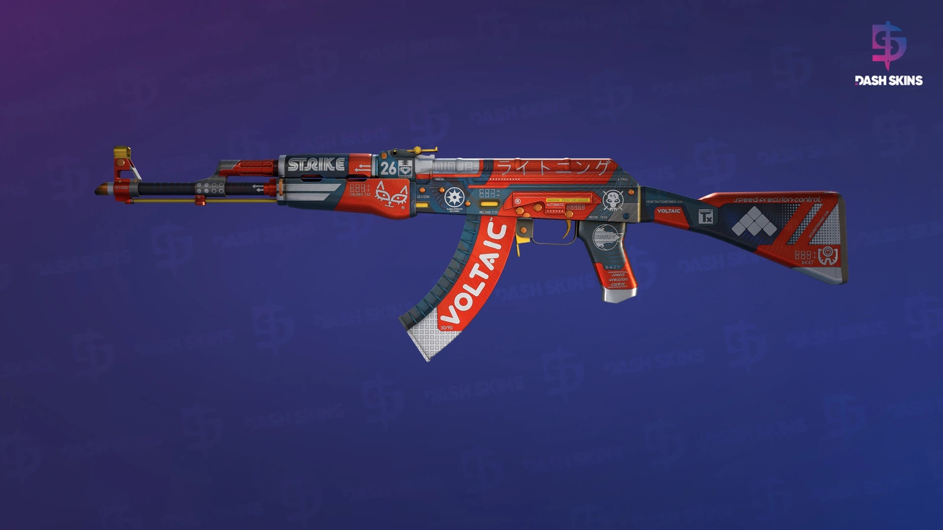 AK-47 | Bloodsport (Minimal Wear) Screenshot Playside