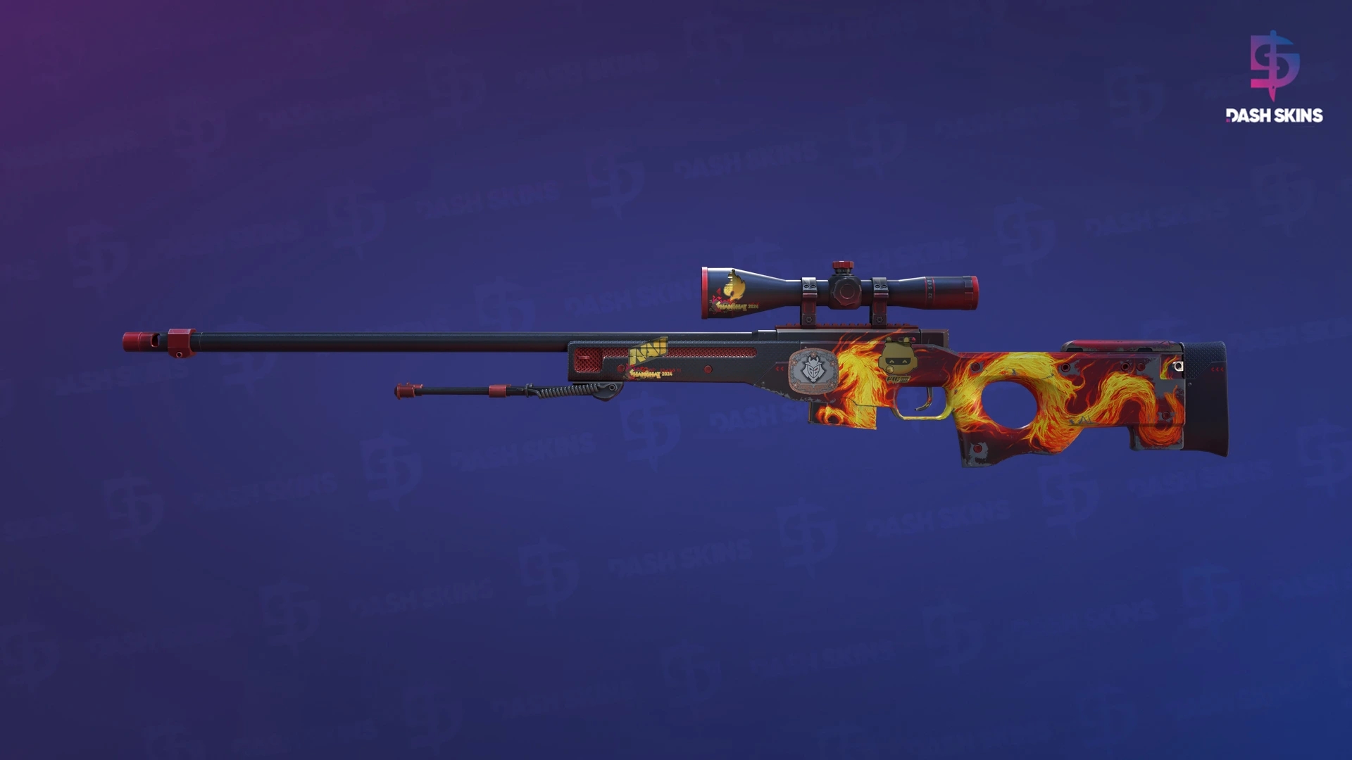 AWP | Wildfire (Field-Tested) Screenshot Playside