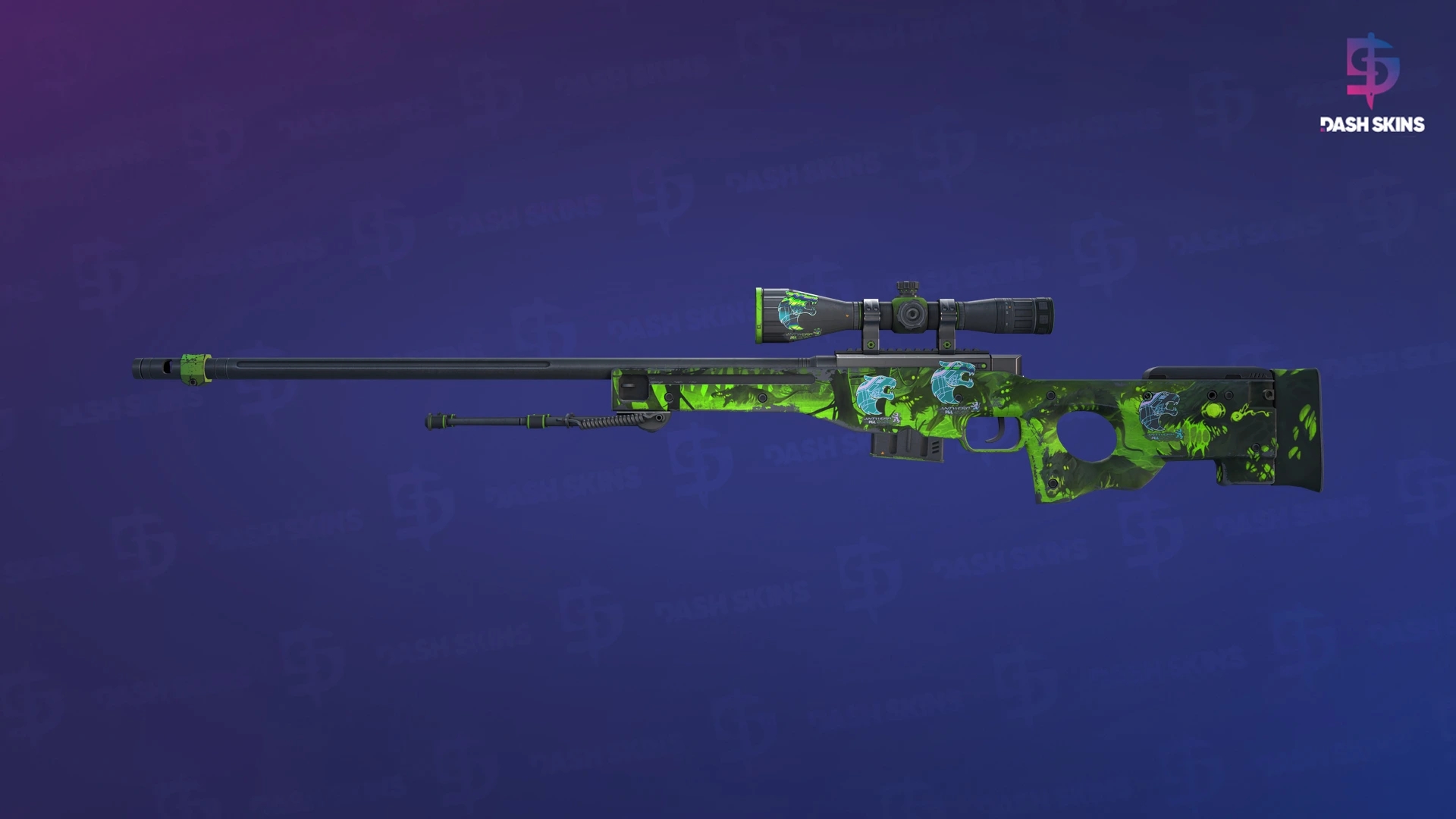 AWP | Containment Breach (Well-Worn) Screenshot Playside