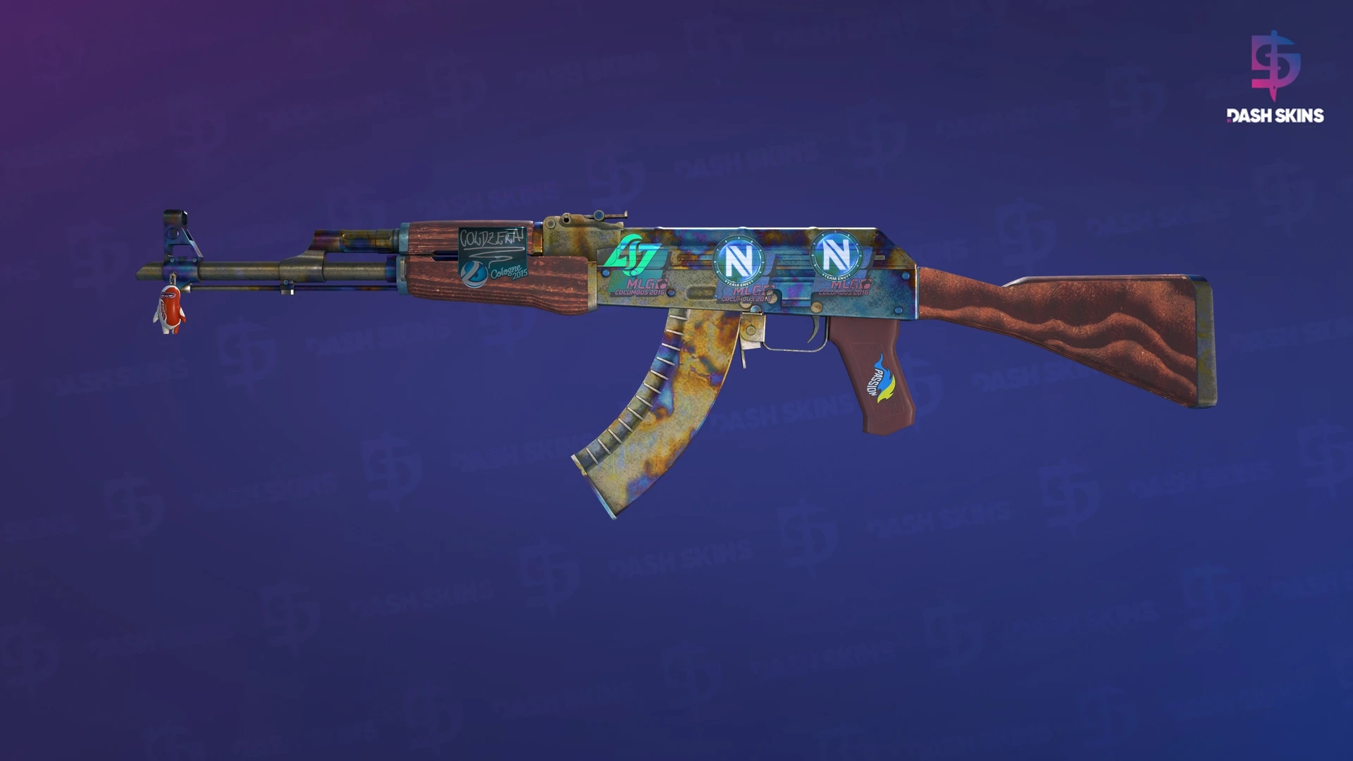 AK-47 | Case Hardened (Battle-Scarred) Screenshot Playside