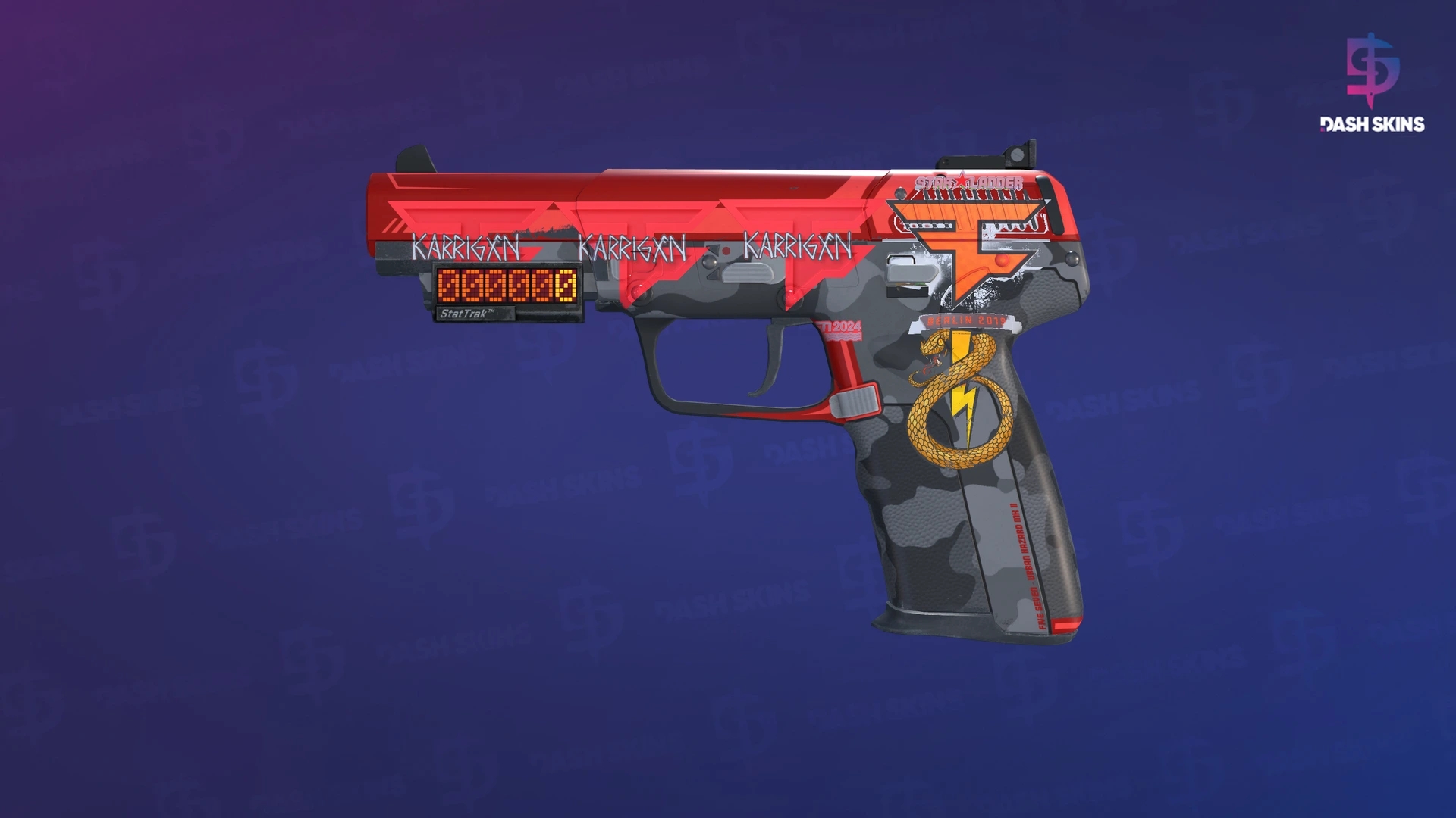 StatTrak™ Five-SeveN | Urban Hazard (Minimal Wear) Screenshot Playside