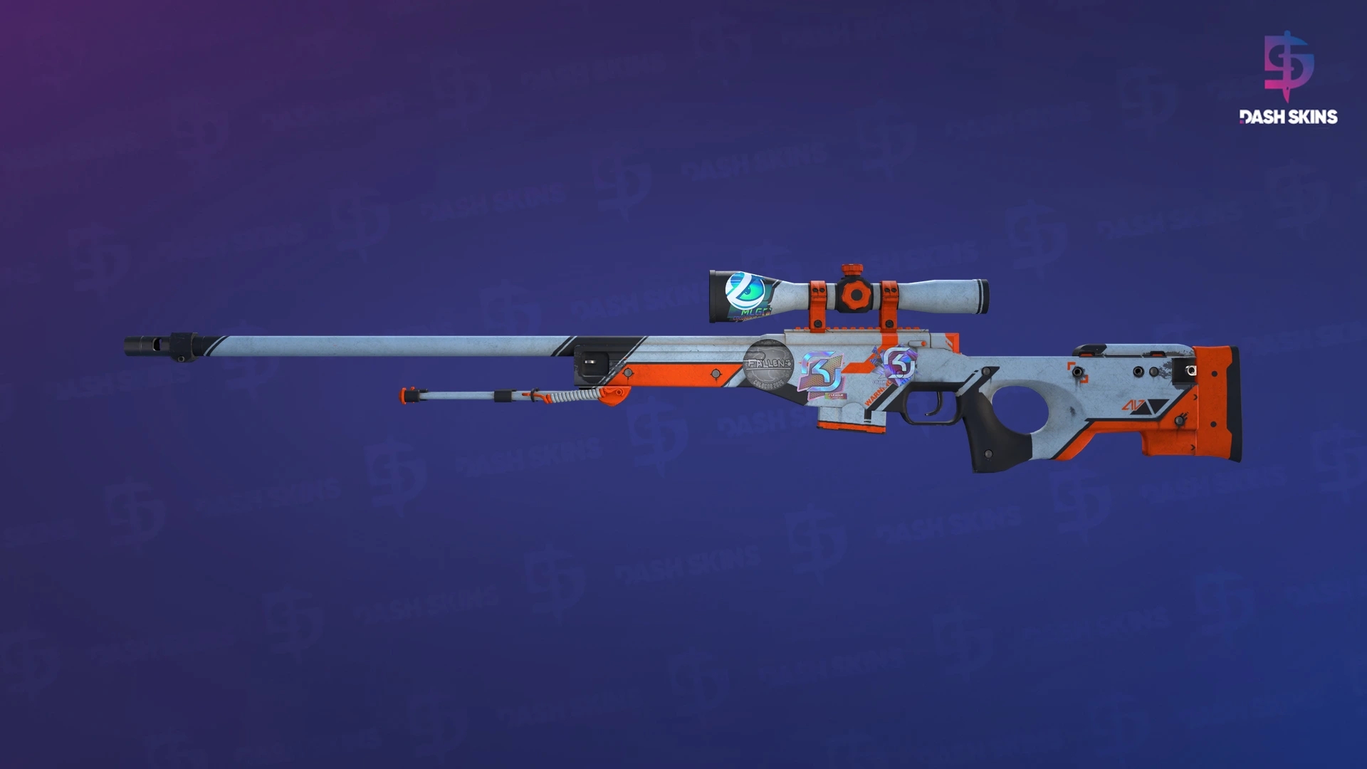 AWP | Asiimov (Well-Worn) Screenshot Playside