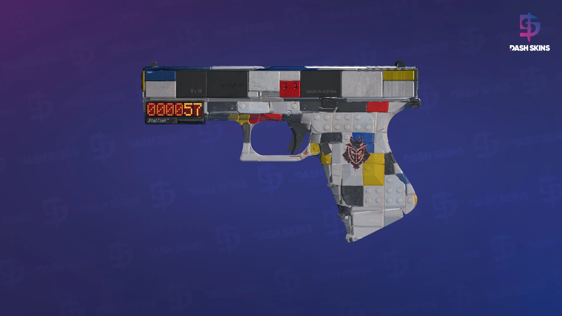 StatTrak™ Glock-18 | Block-18 (Field-Tested) Screenshot Playside