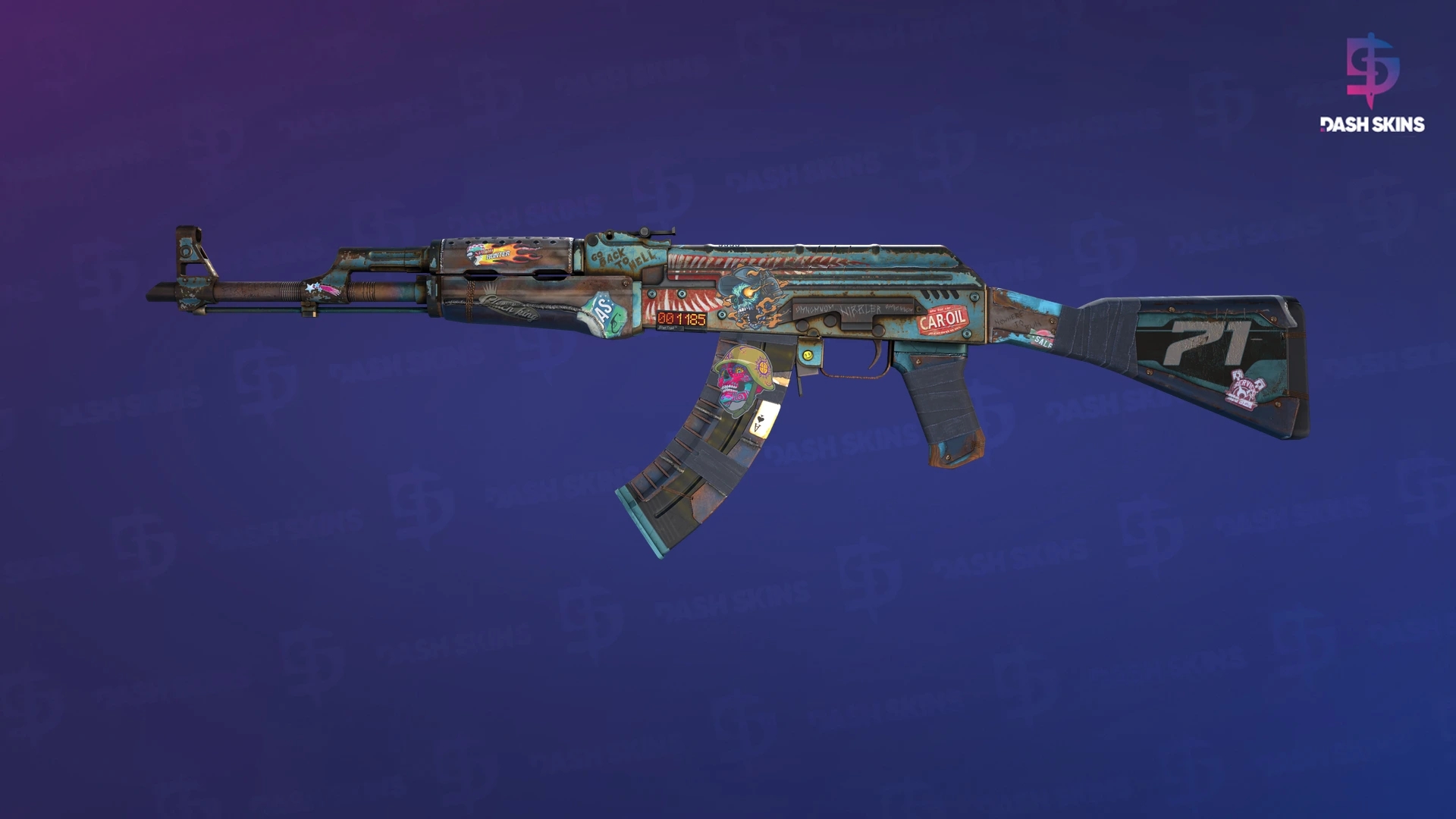 StatTrak™ AK-47 | Rat Rod (Minimal Wear) Screenshot Playside