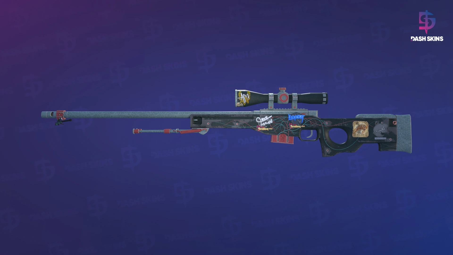 AWP | Capillary (Field-Tested) Screenshot Playside