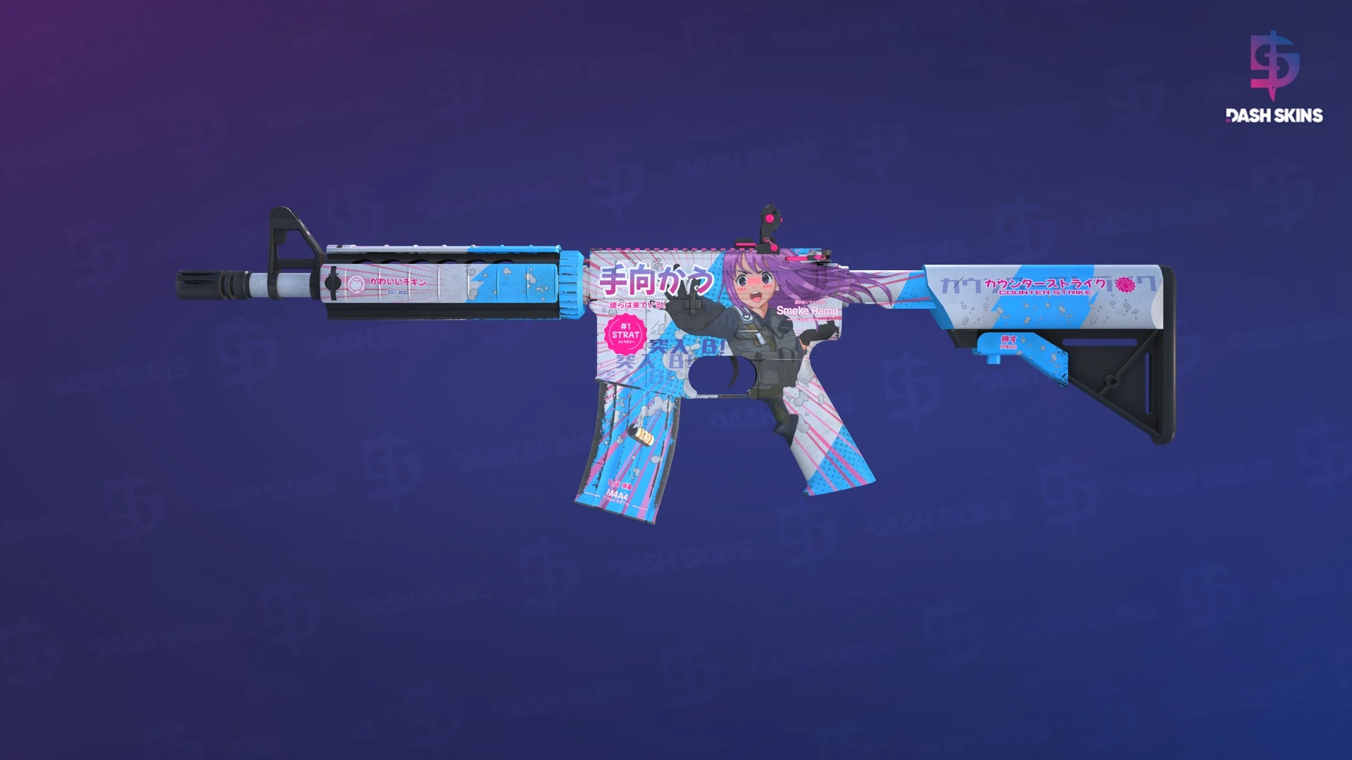 M4A4 | Temukau (Field-Tested) Screenshot Playside