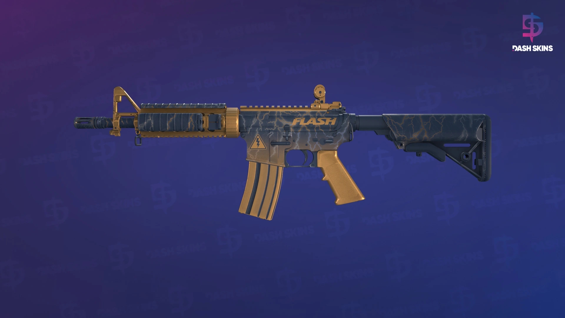 M4A4 | Sheet Lightning (Minimal Wear) Screenshot Playside
