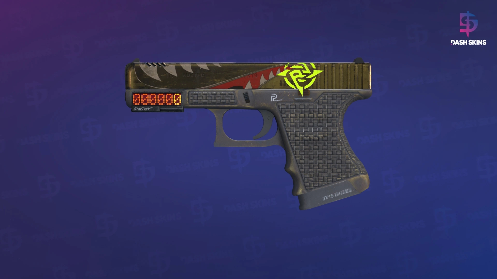 StatTrak™ Glock-18 | Warhawk (Field-Tested) Screenshot Playside