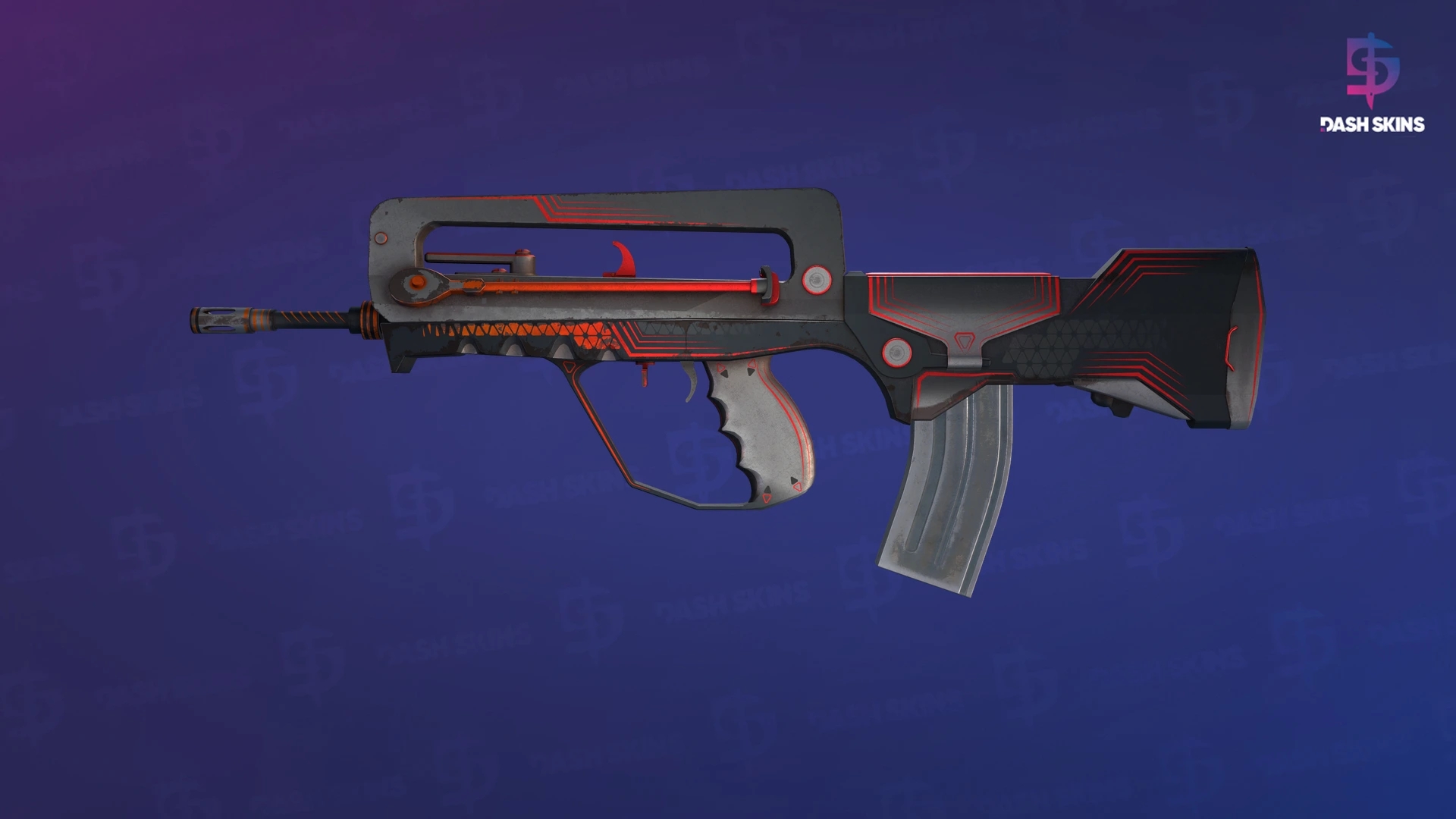 FAMAS | Valence (Battle-Scarred) Screenshot Playside