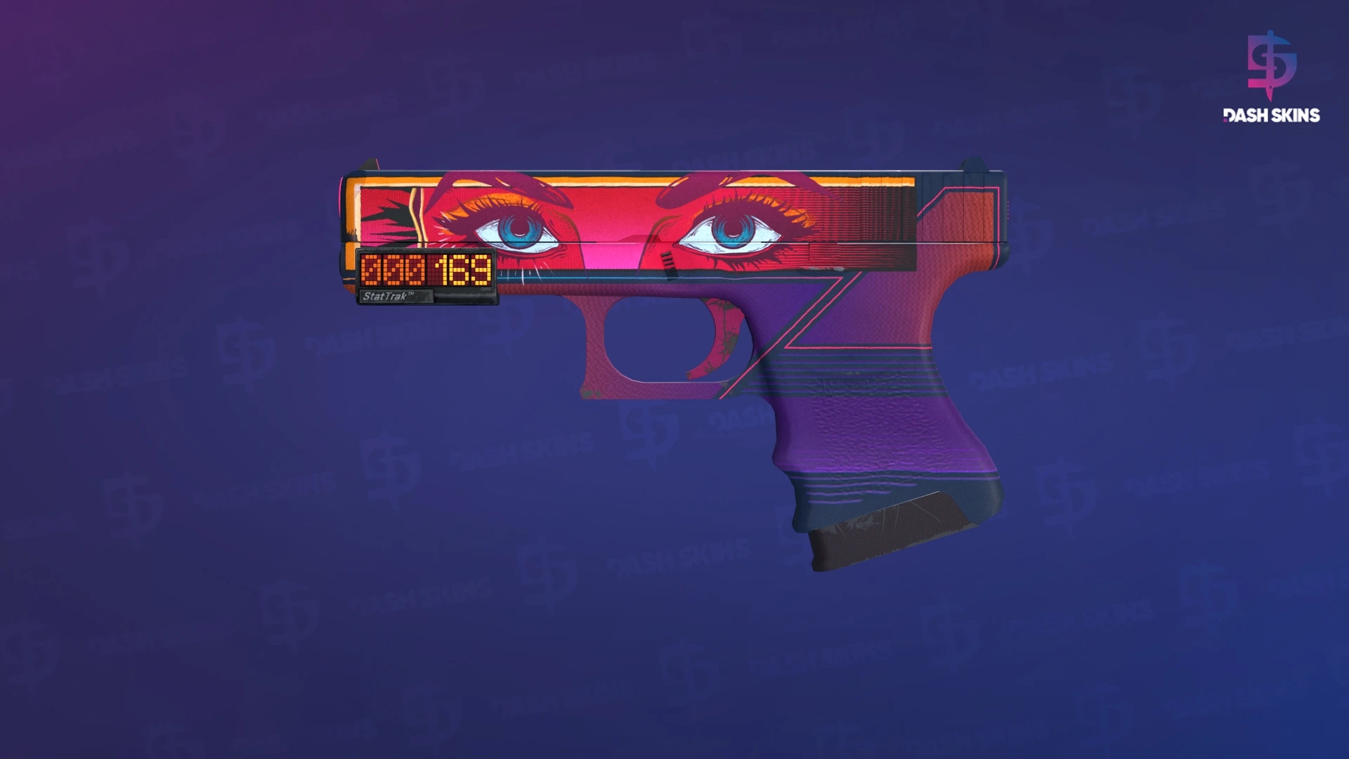 StatTrak™ Glock-18 | Vogue (Minimal Wear) Screenshot Playside