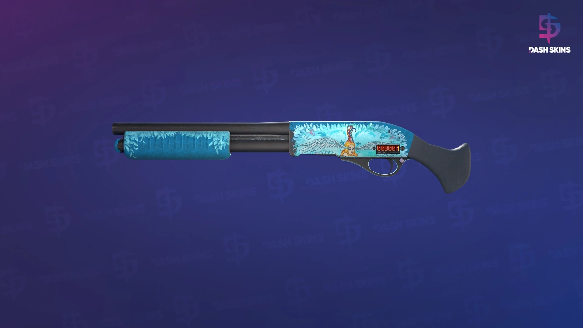 StatTrak™ Sawed-Off | Serenity (Minimal Wear) Screenshot Playside