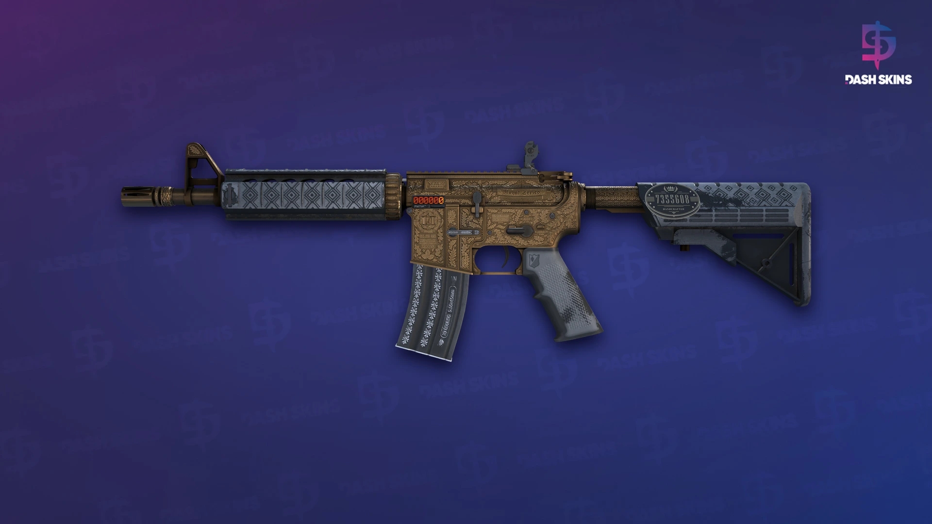 StatTrak™ M4A4 | Royal Paladin (Field-Tested) Screenshot Playside