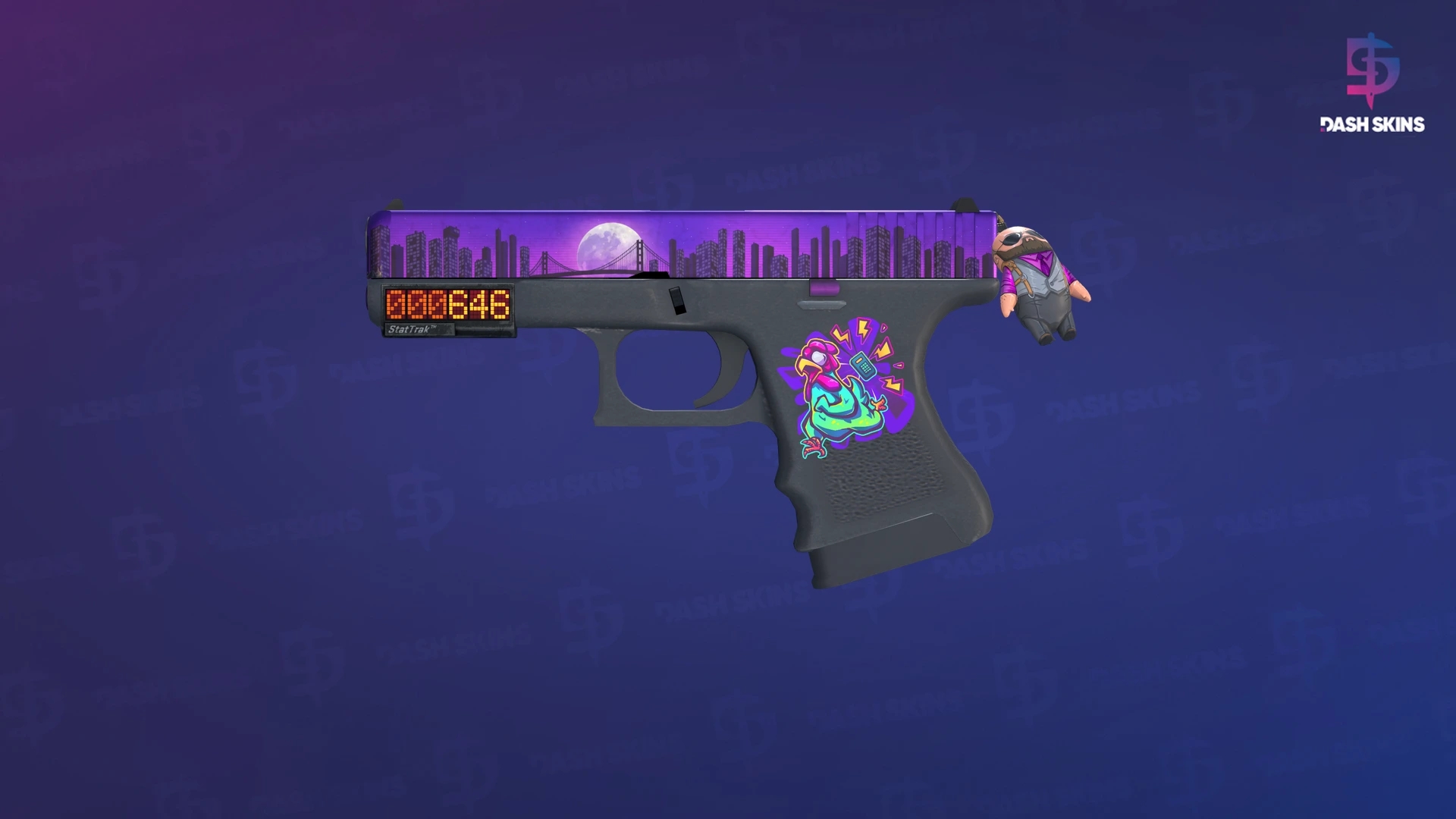 StatTrak™ Glock-18 | Moonrise (Factory New) Screenshot Playside