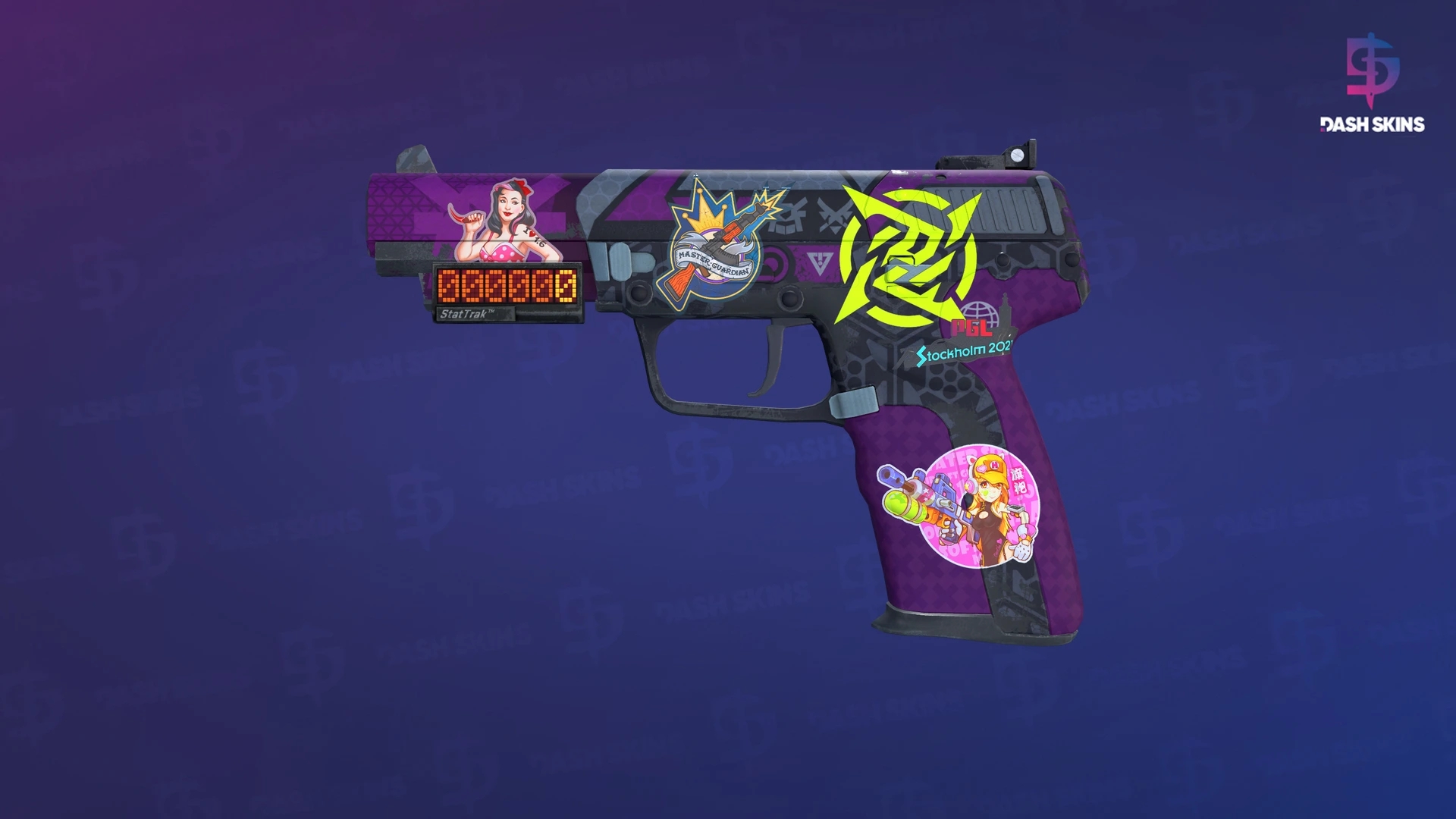 StatTrak™ Five-SeveN | Violent Daimyo (Field-Tested) Screenshot Playside