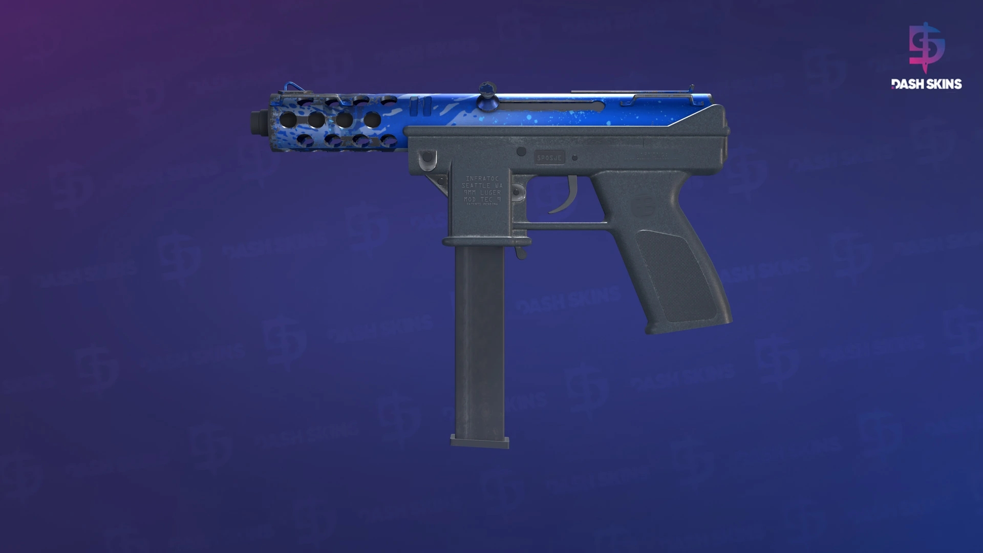 Tec-9 | Ice Cap (Minimal Wear) Screenshot Playside