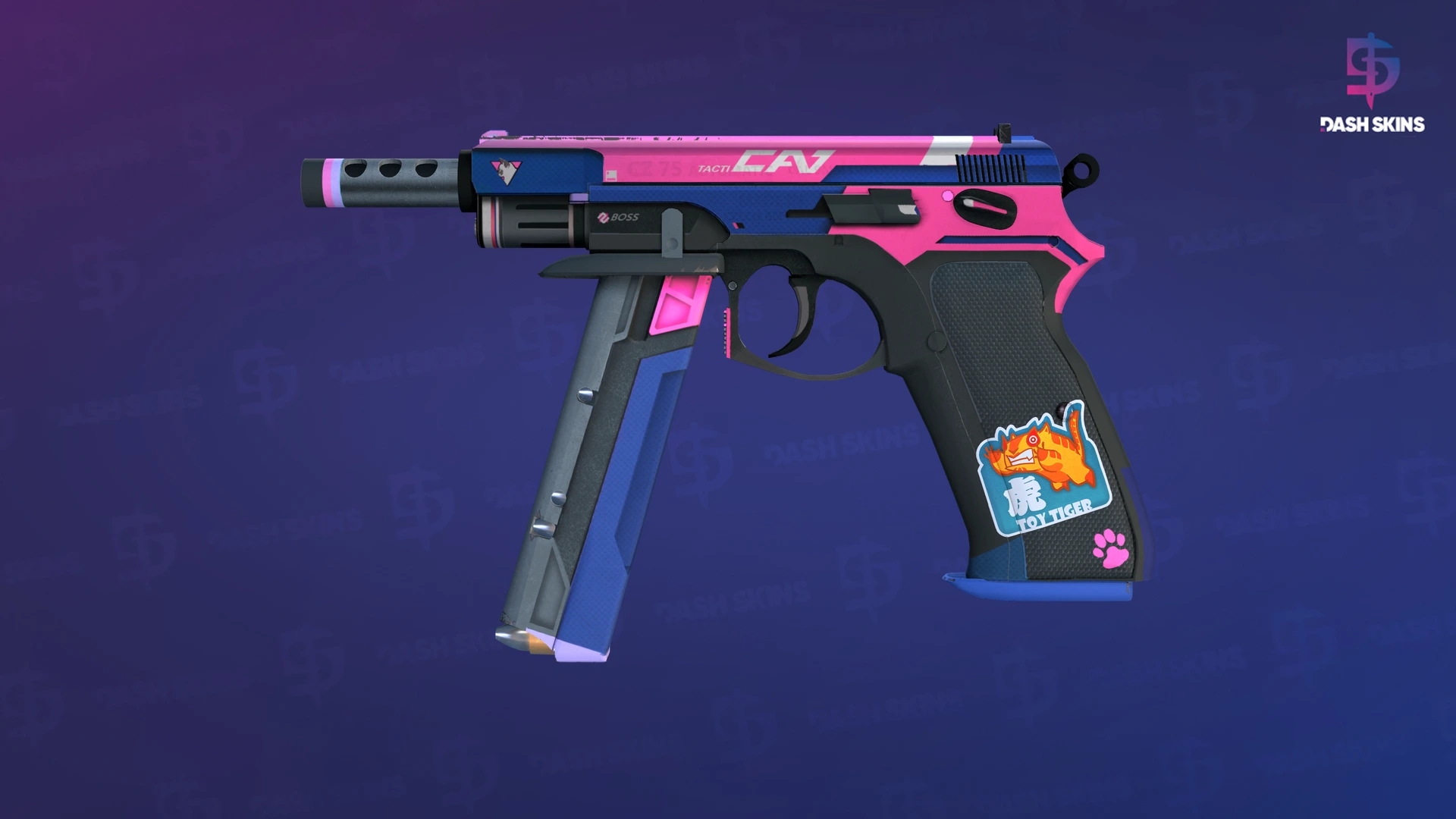 CZ75-Auto | Tacticat (Factory New) Screenshot Playside